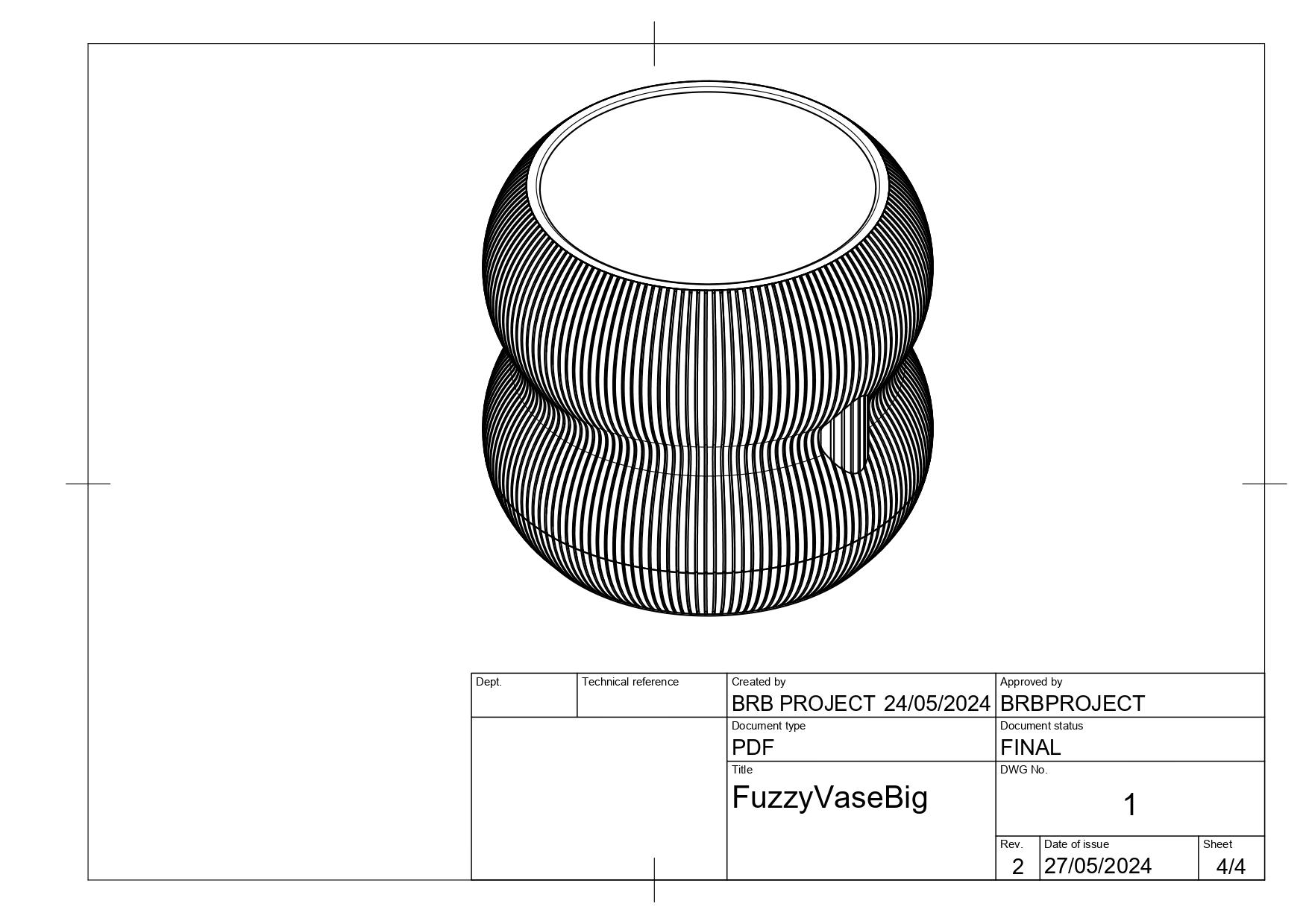 Fuzzy Vase 3d model