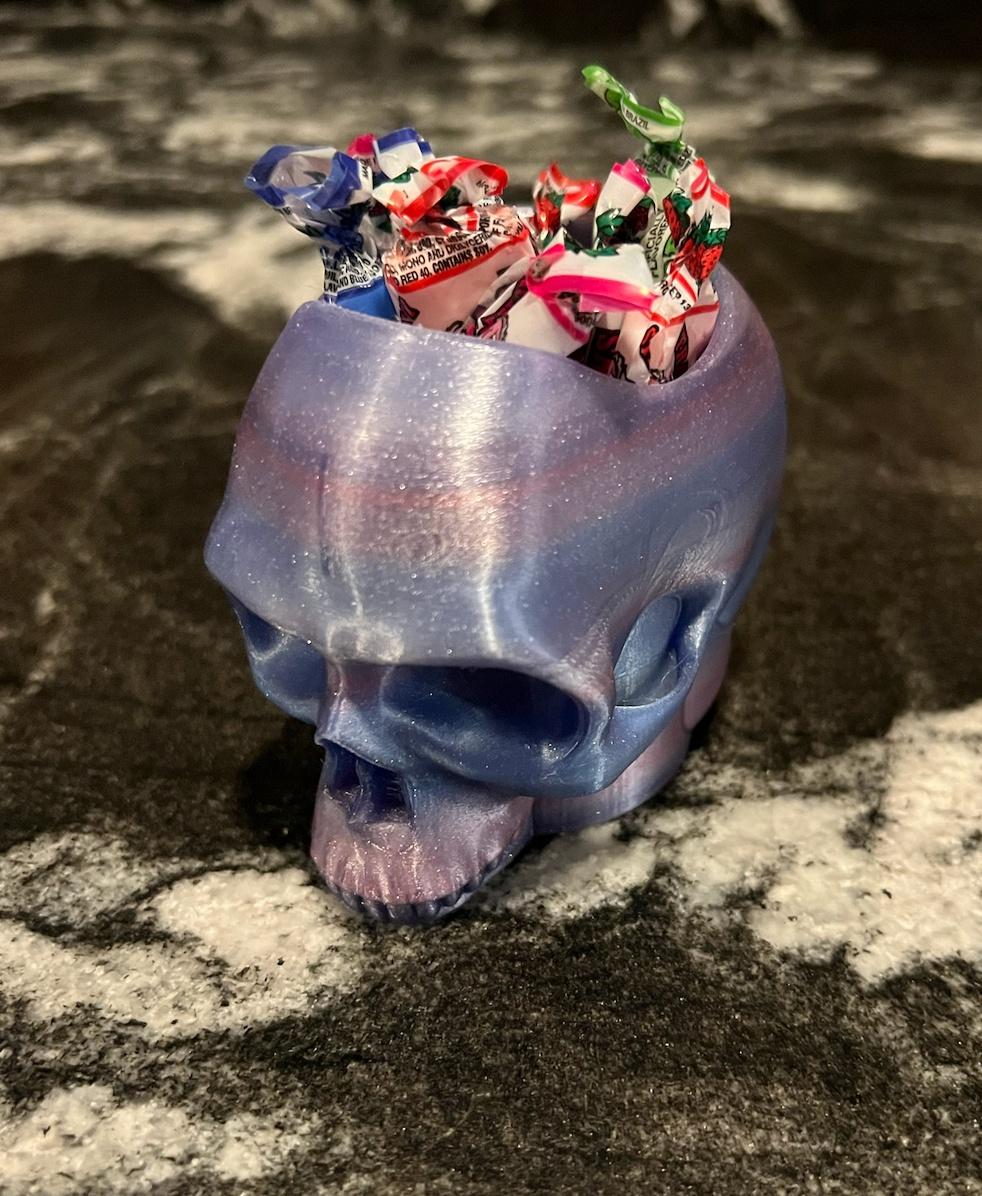 Skull Candy Bowl - Skull Candy Bowl by thelightspd. Printed in Protopasta nebula filament on the P1P. - 3d model