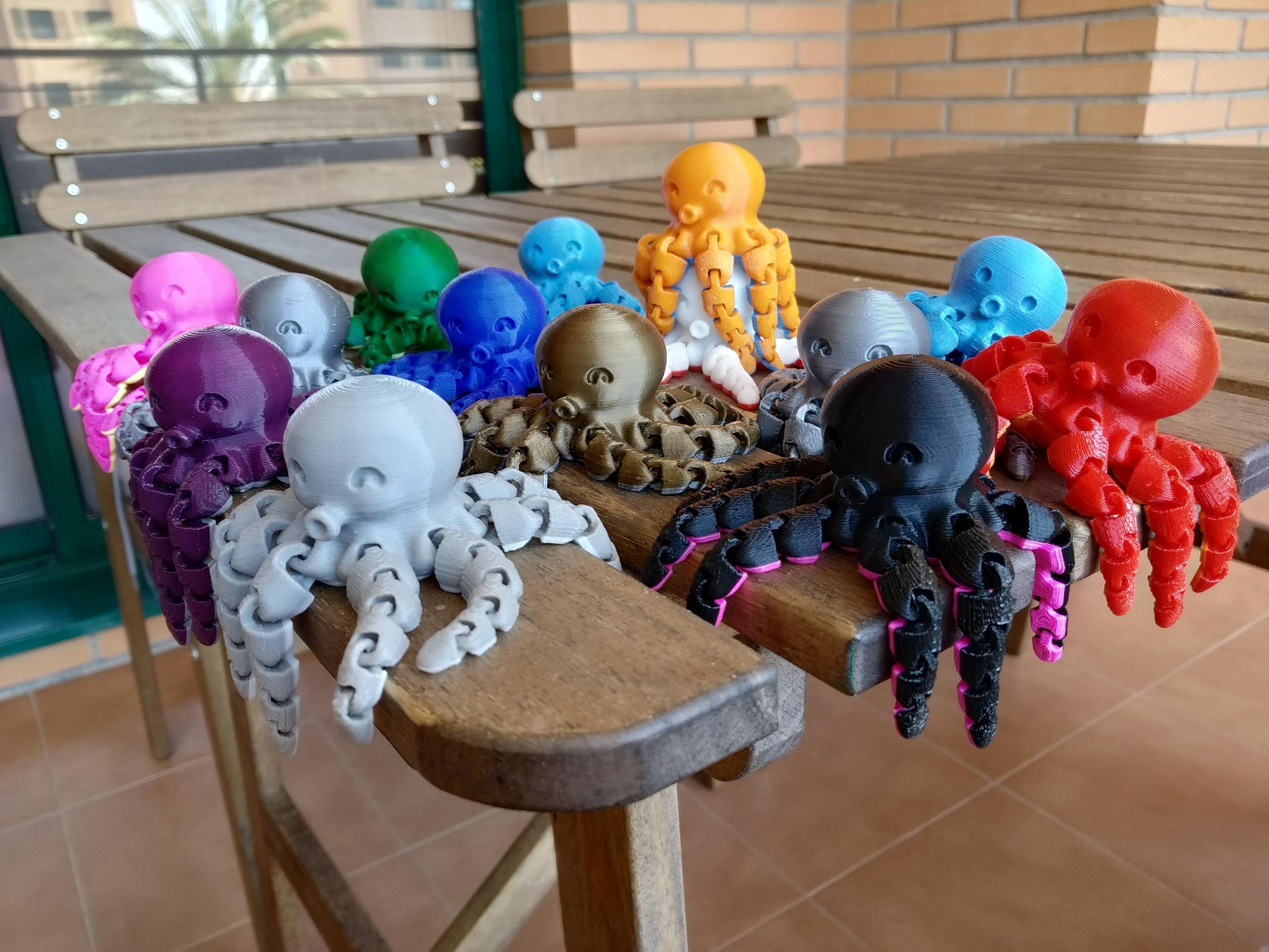 Cute Mini Octopus 3d model