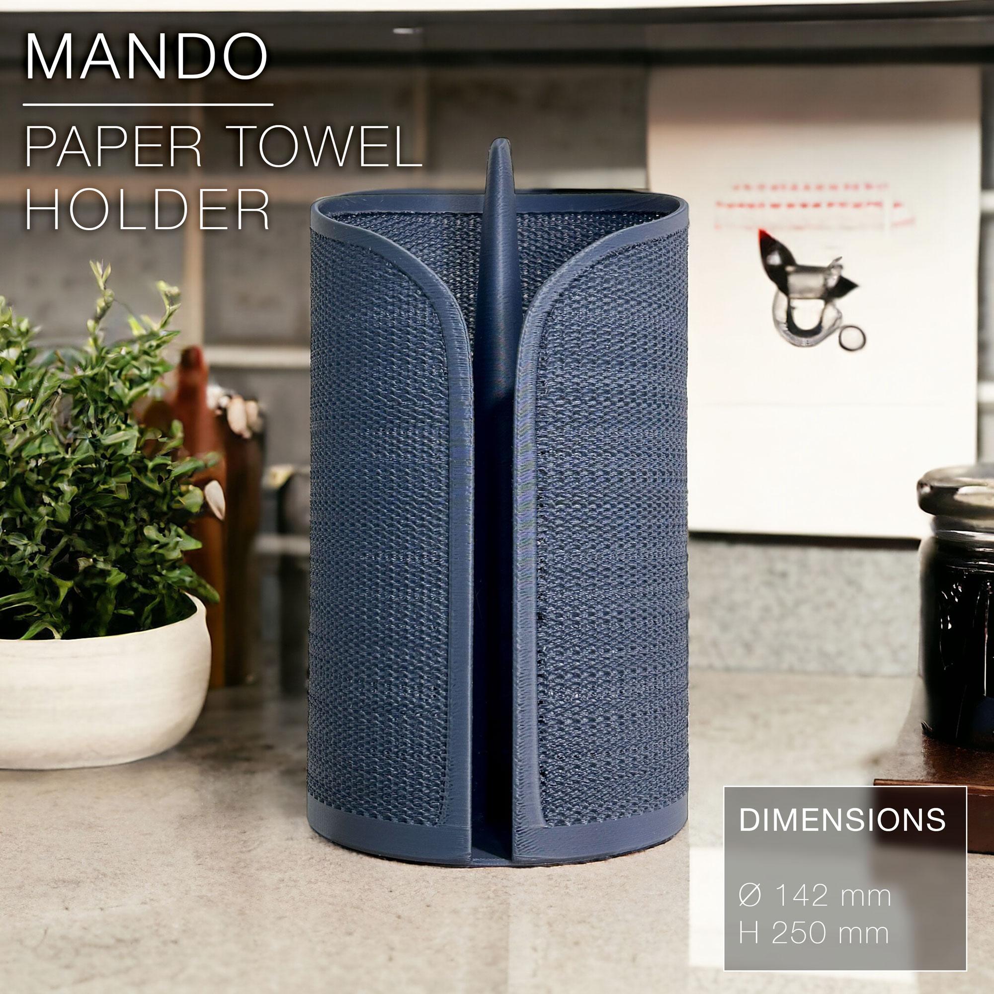 MANDO  |  paper towel roll holder 3d model