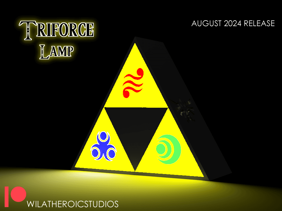 Triforce Lamp 3d model