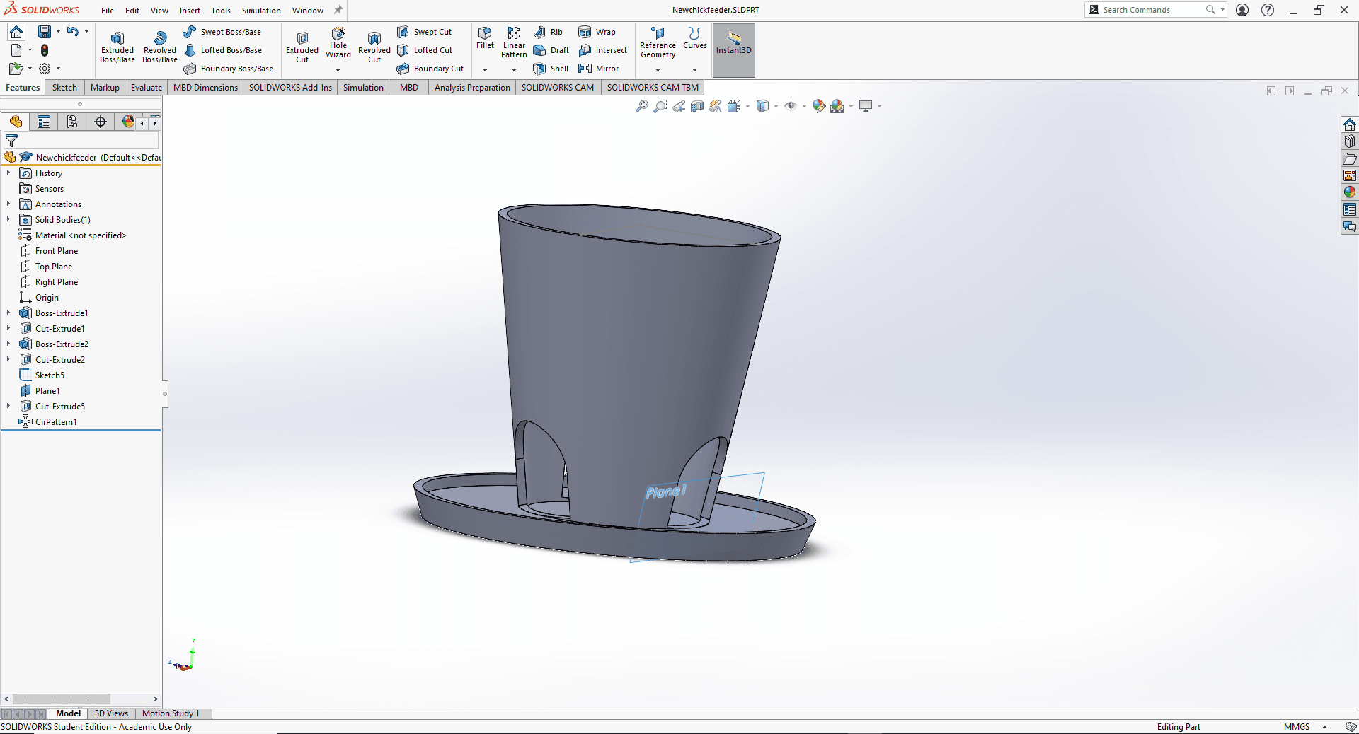 Chicken Feeder LFrills V2  3d model