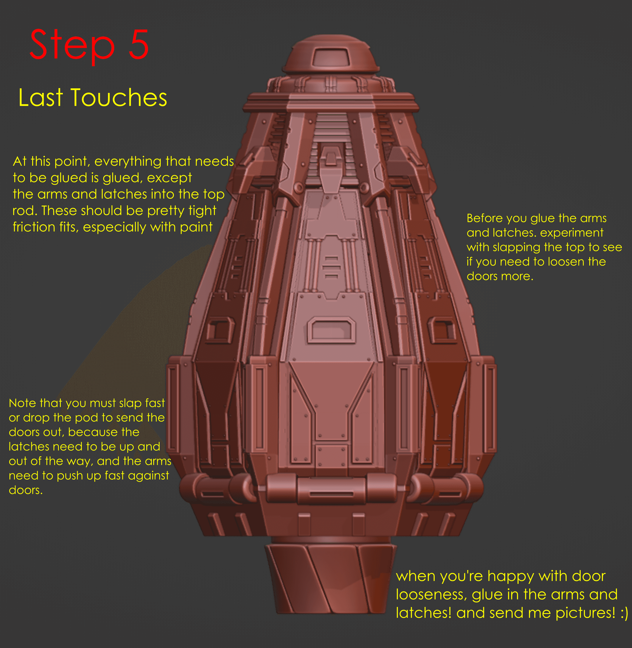 Orbital Drop Pod 3d model