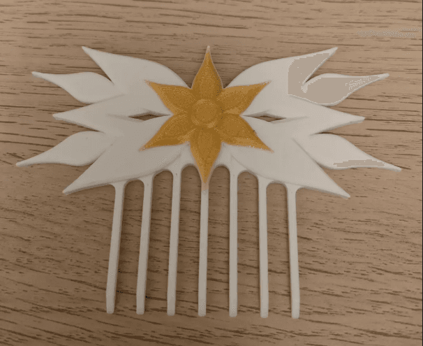 Hairpin-Flower 3d model