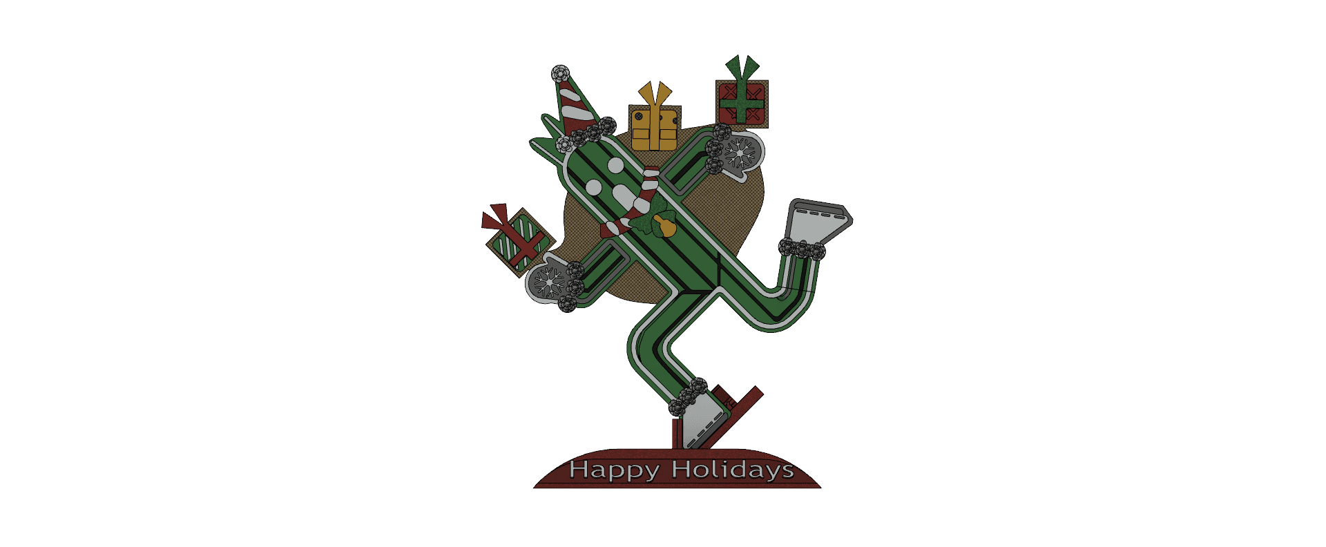 Gingerbread Cactuar  3d model