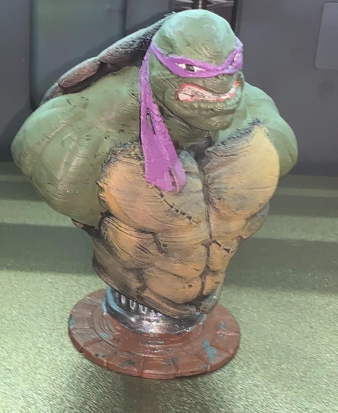 TMNT bust (fan art) 3d model