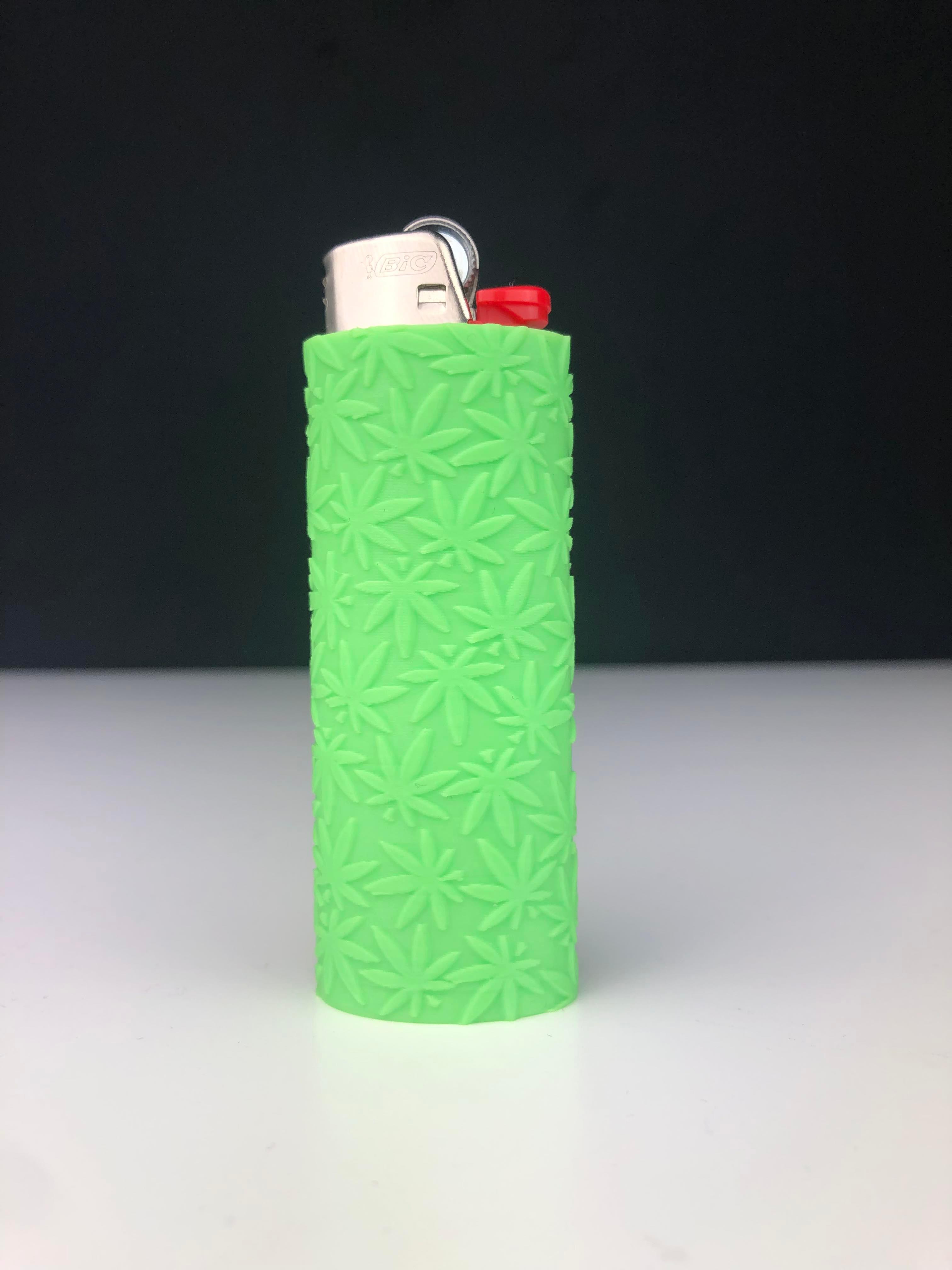 Weed Leaf Lighter Cases 3d model