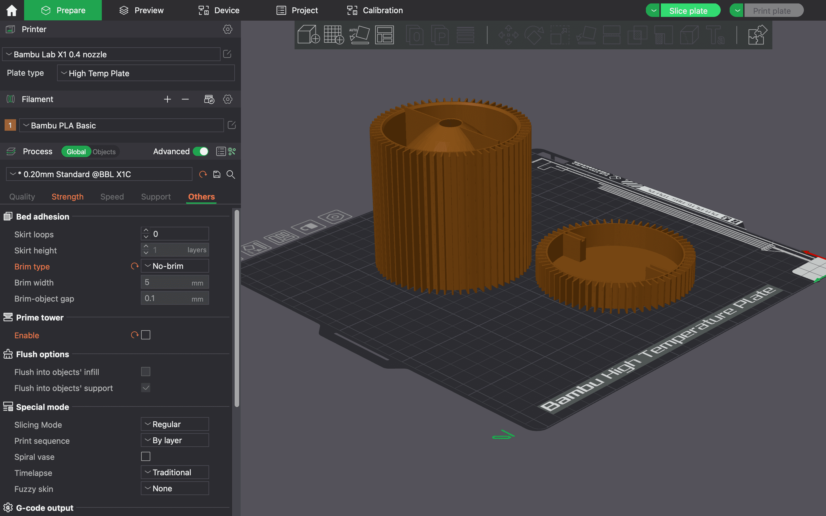 Modern Trio Pots 3d model