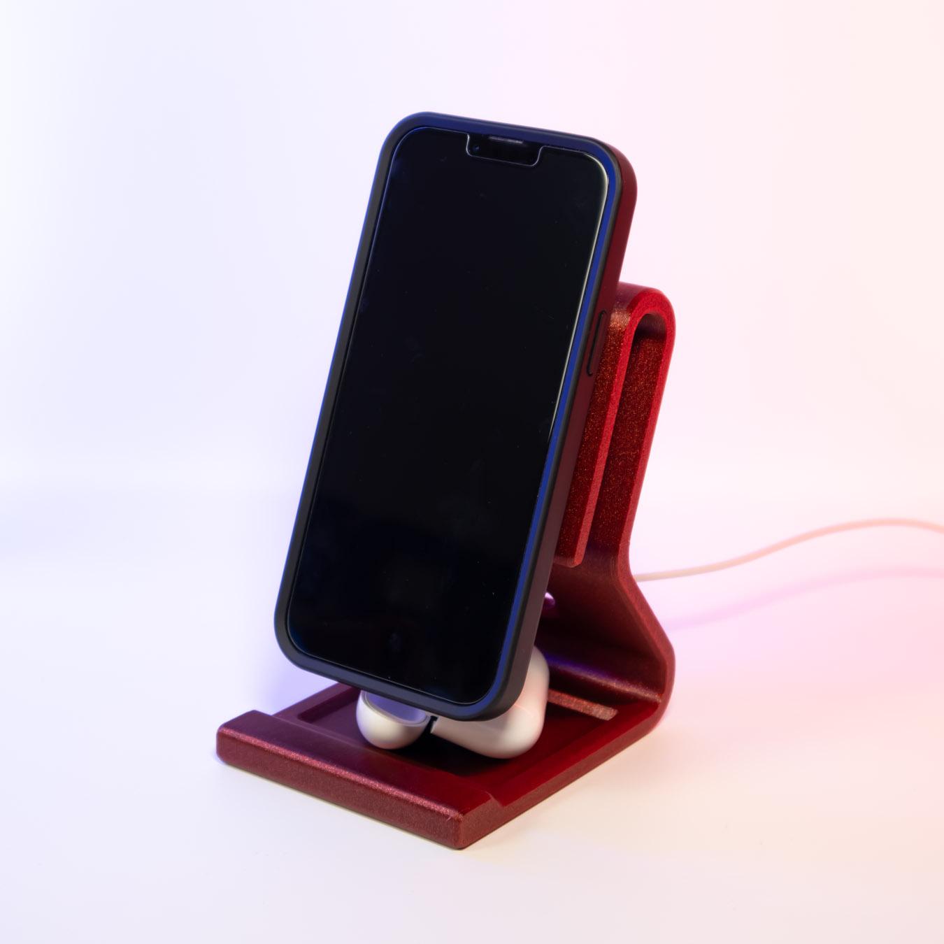 Curved Phone Holder - MagSafe 3d model