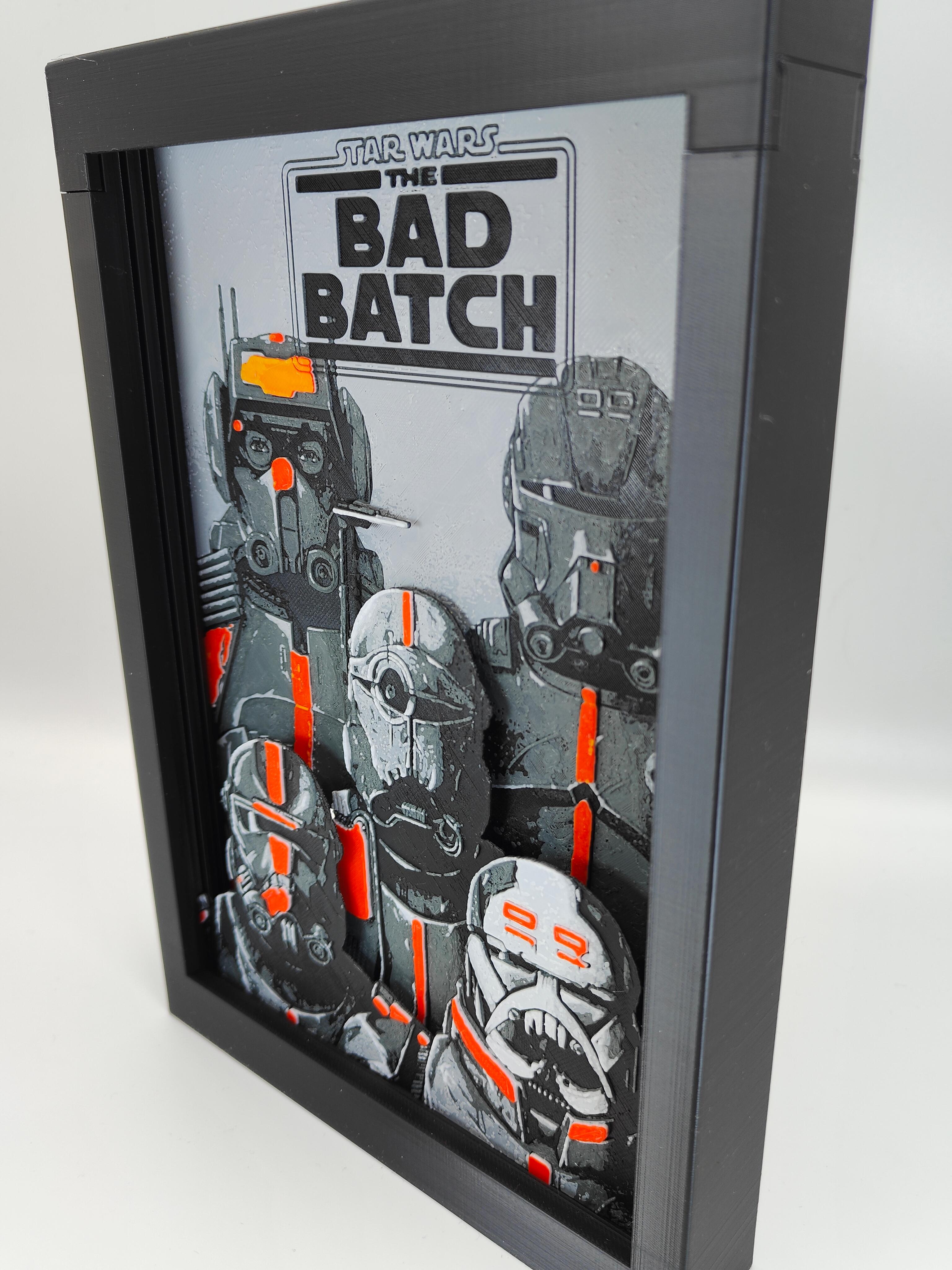 Star Wars The Bad Batch HueForge Box 3d model