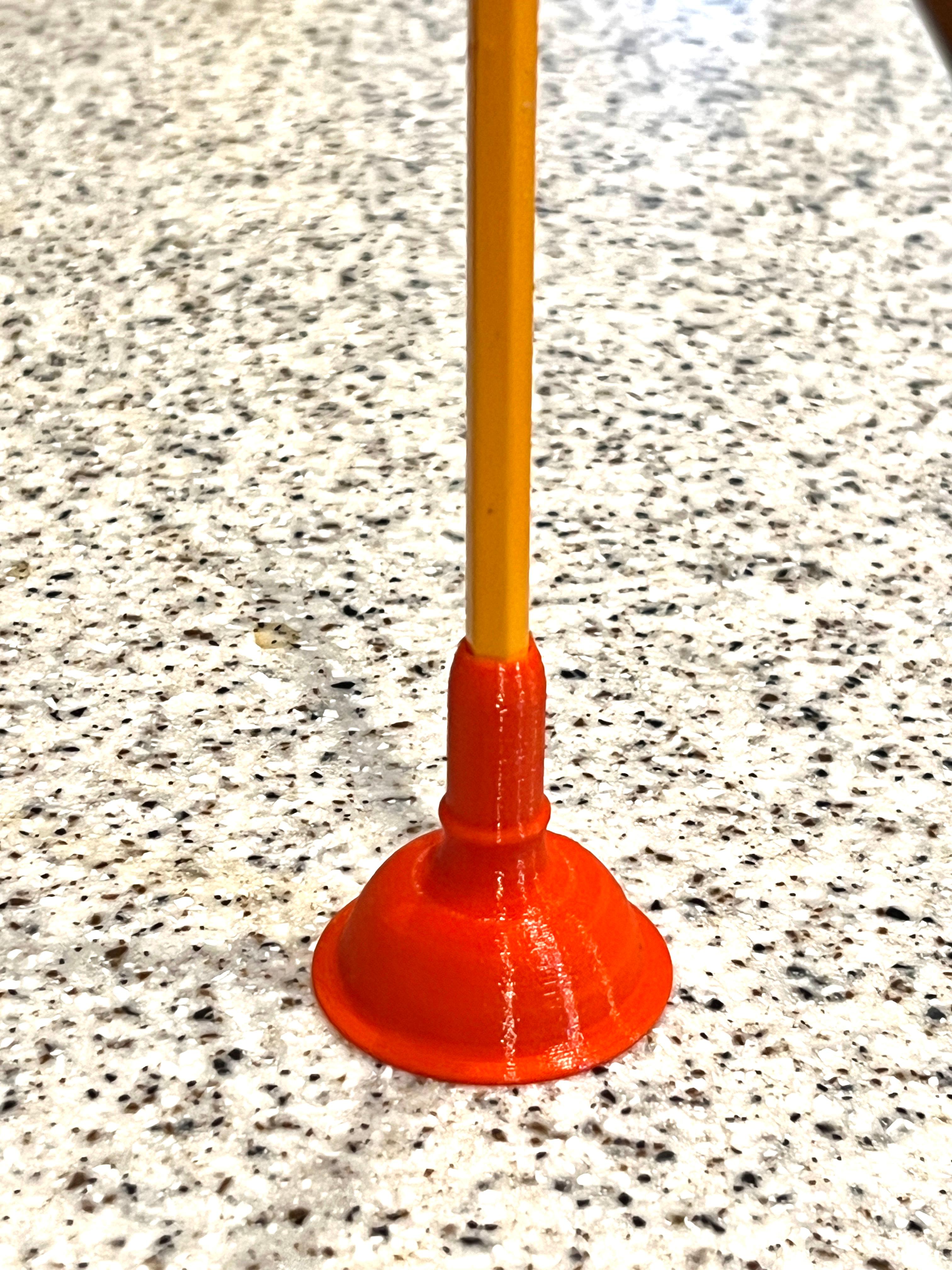 Plunger Pencil Holder.stl 3d model