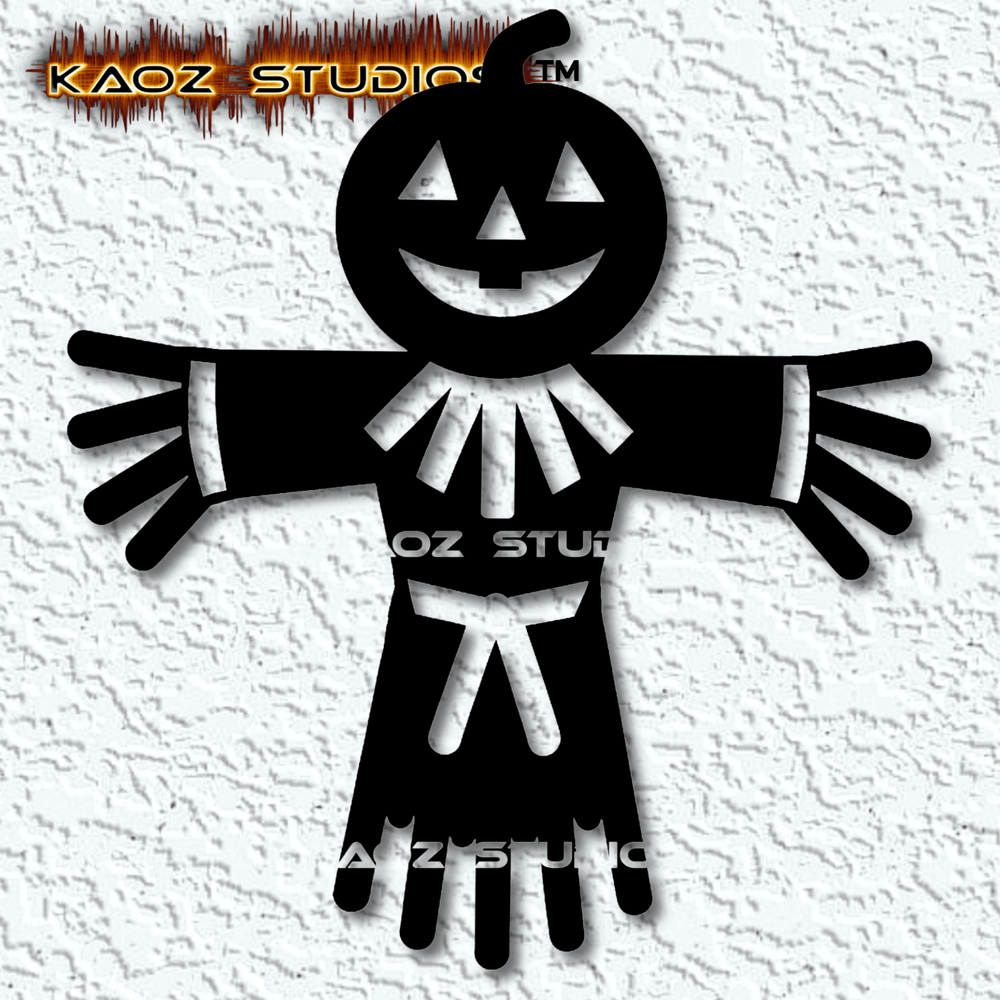 pumpkin scarecrow wall art jackolantern scarecrow wall decor halloween decoration 3d model