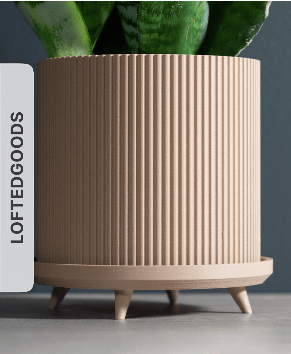 The Lloyd - Planter with Legs by LoftedGoods 3d model