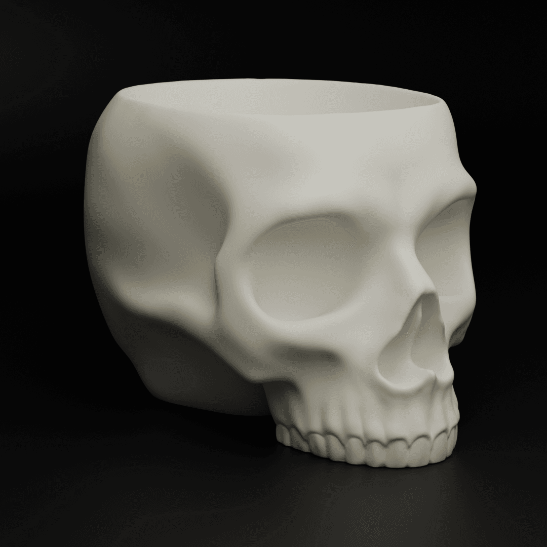 Skull Bowl 3d model