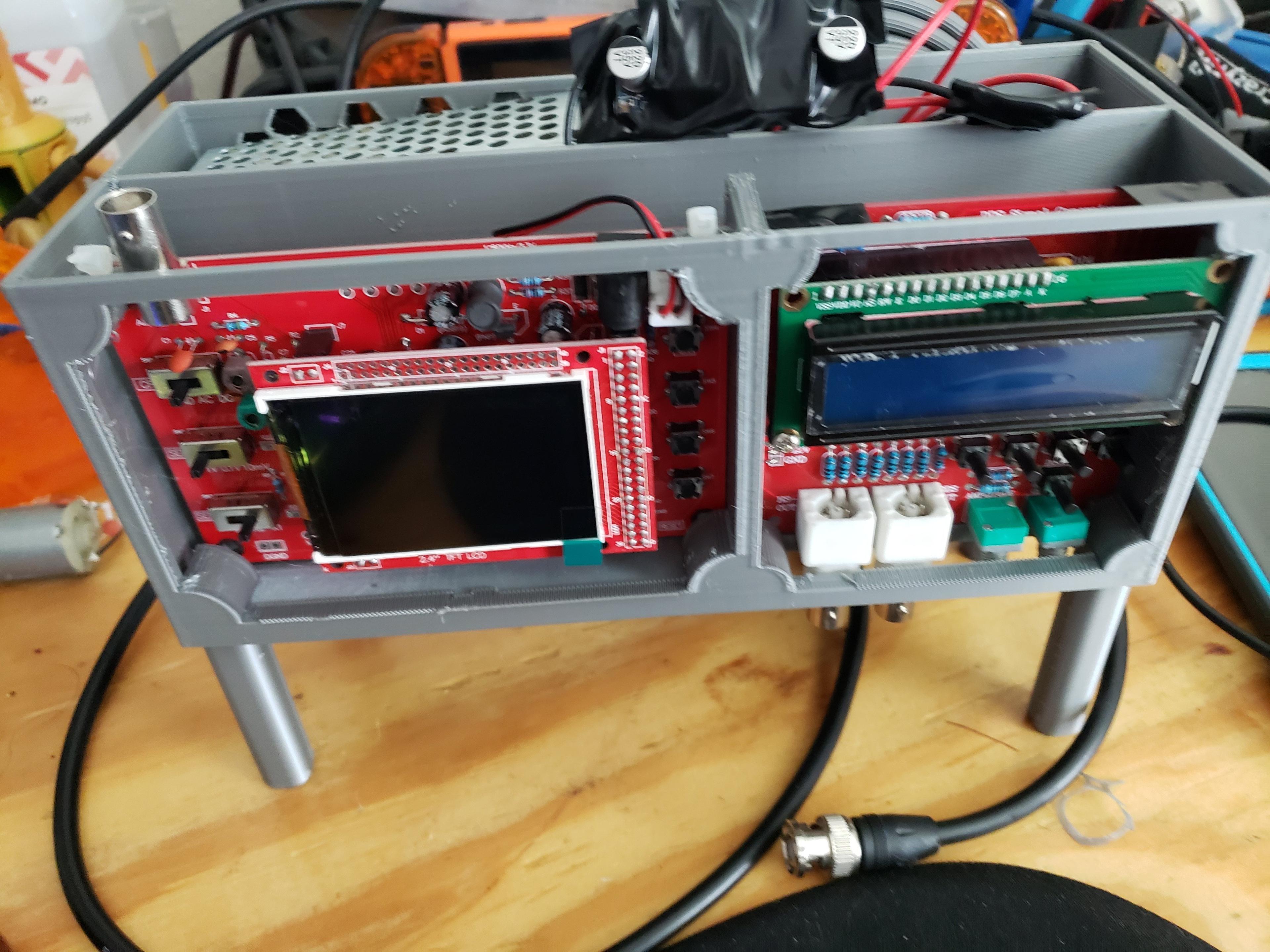 DIY Oscilliscope and Signal Generator Case 3d model