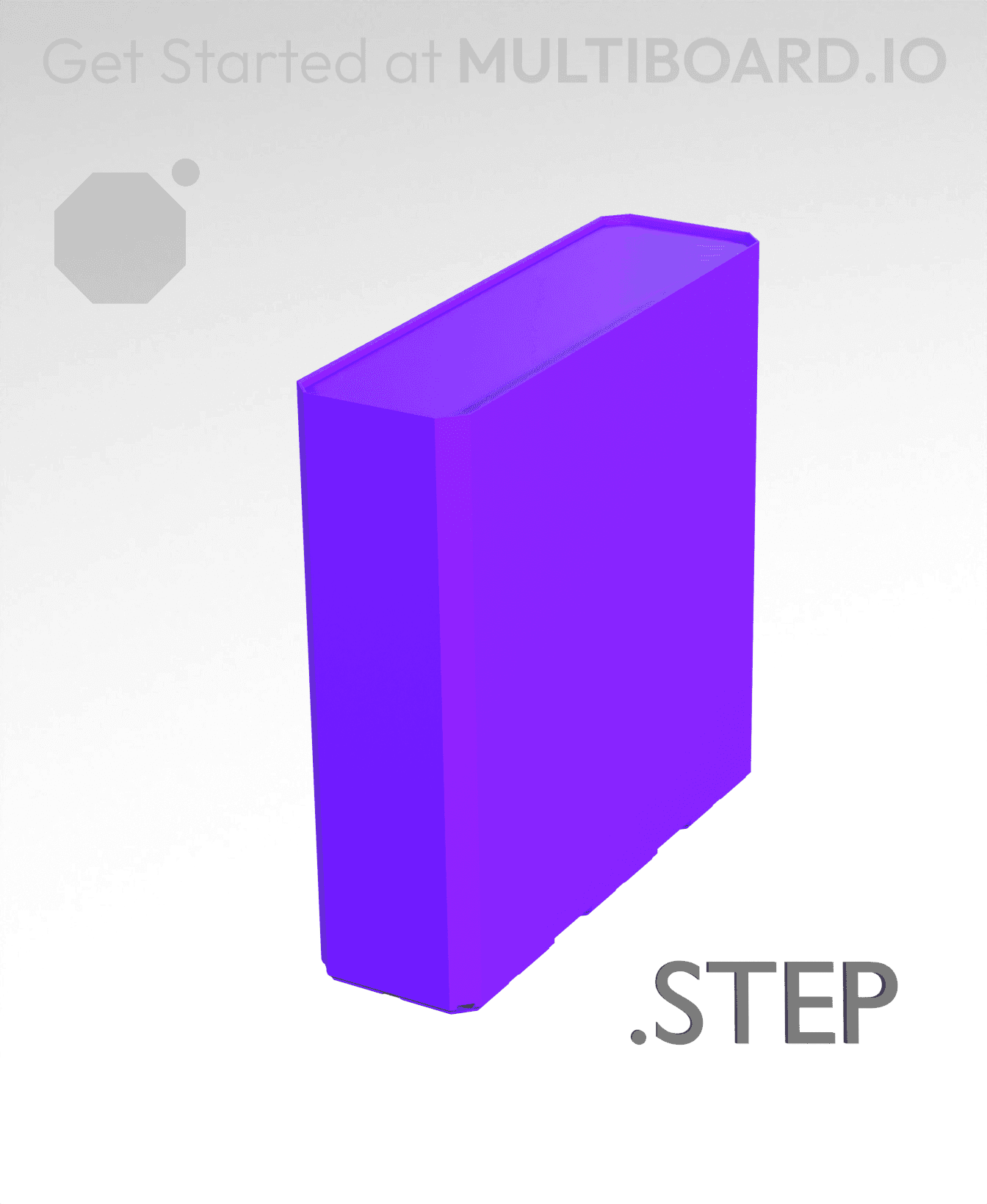 1x3x3 - Multibin Insert - STEP Remixing File 3d model