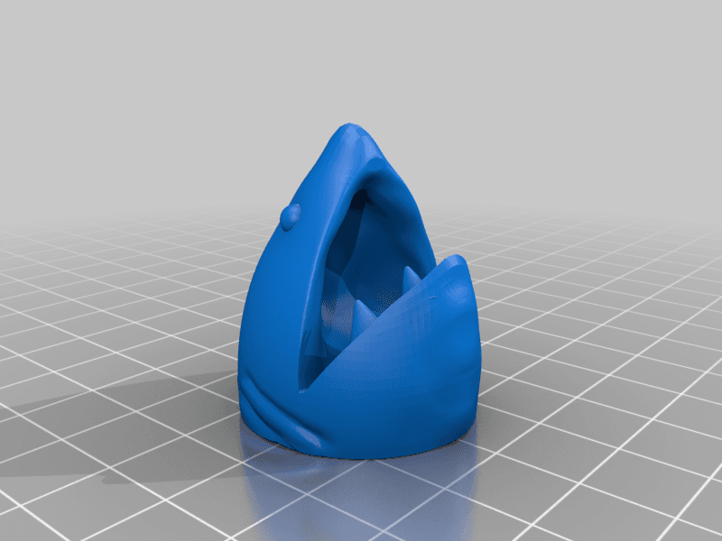 Shark Attack! Straw Topper 3d model