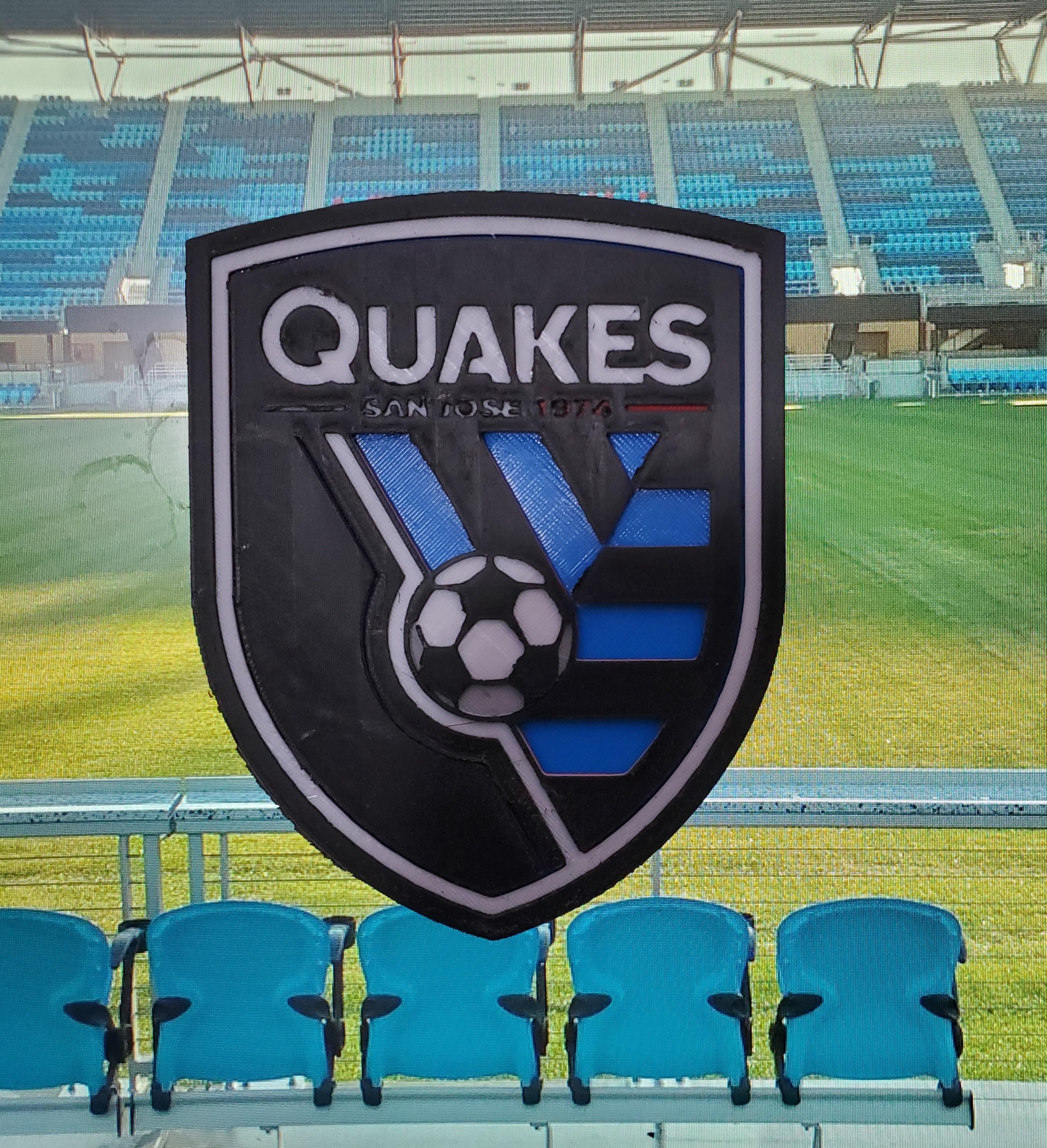 CS San Jose Earthquakes coaster or plaque 3d model