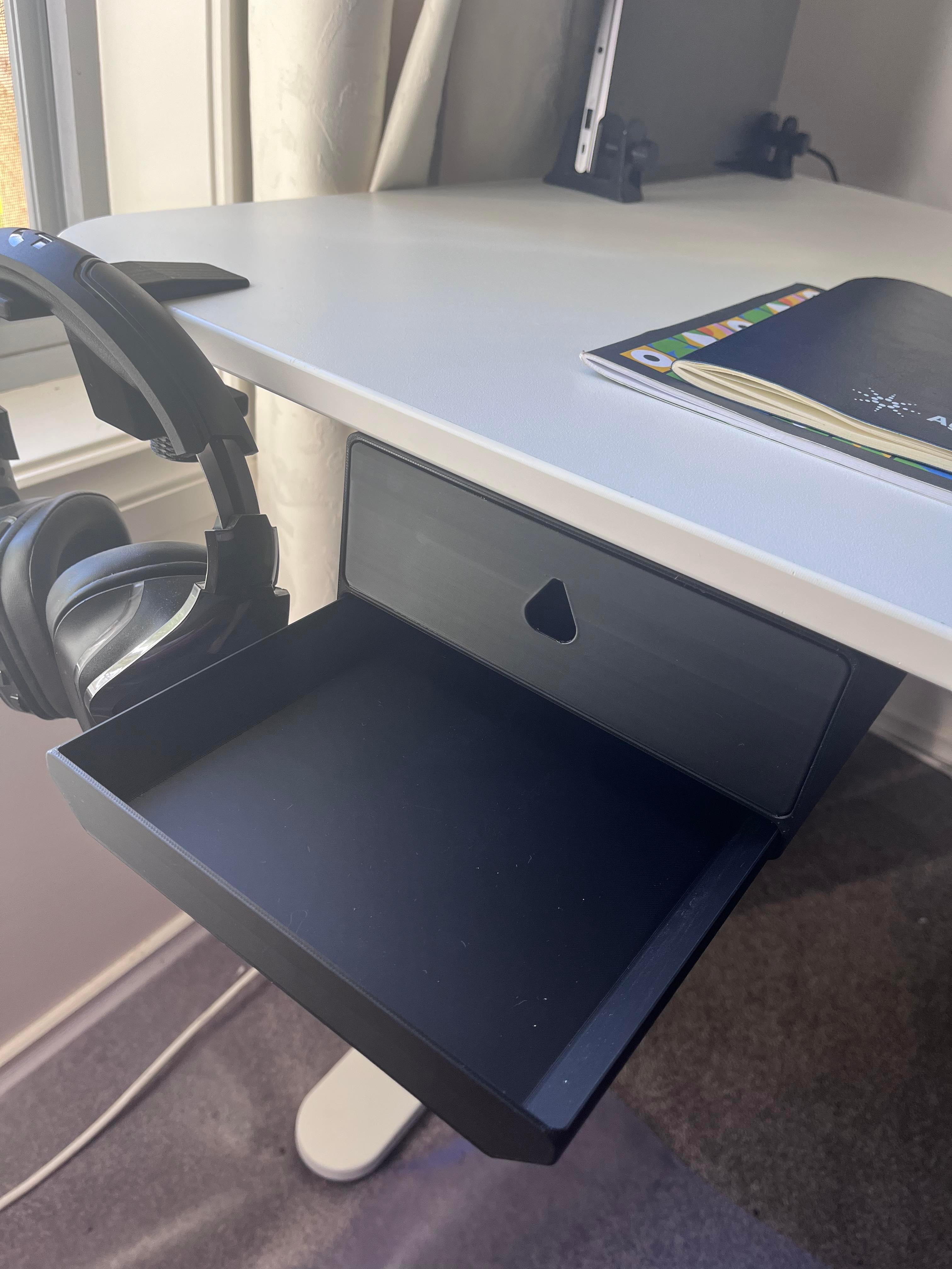 Under Desk Storage Drawer - Two Drawer 3d model