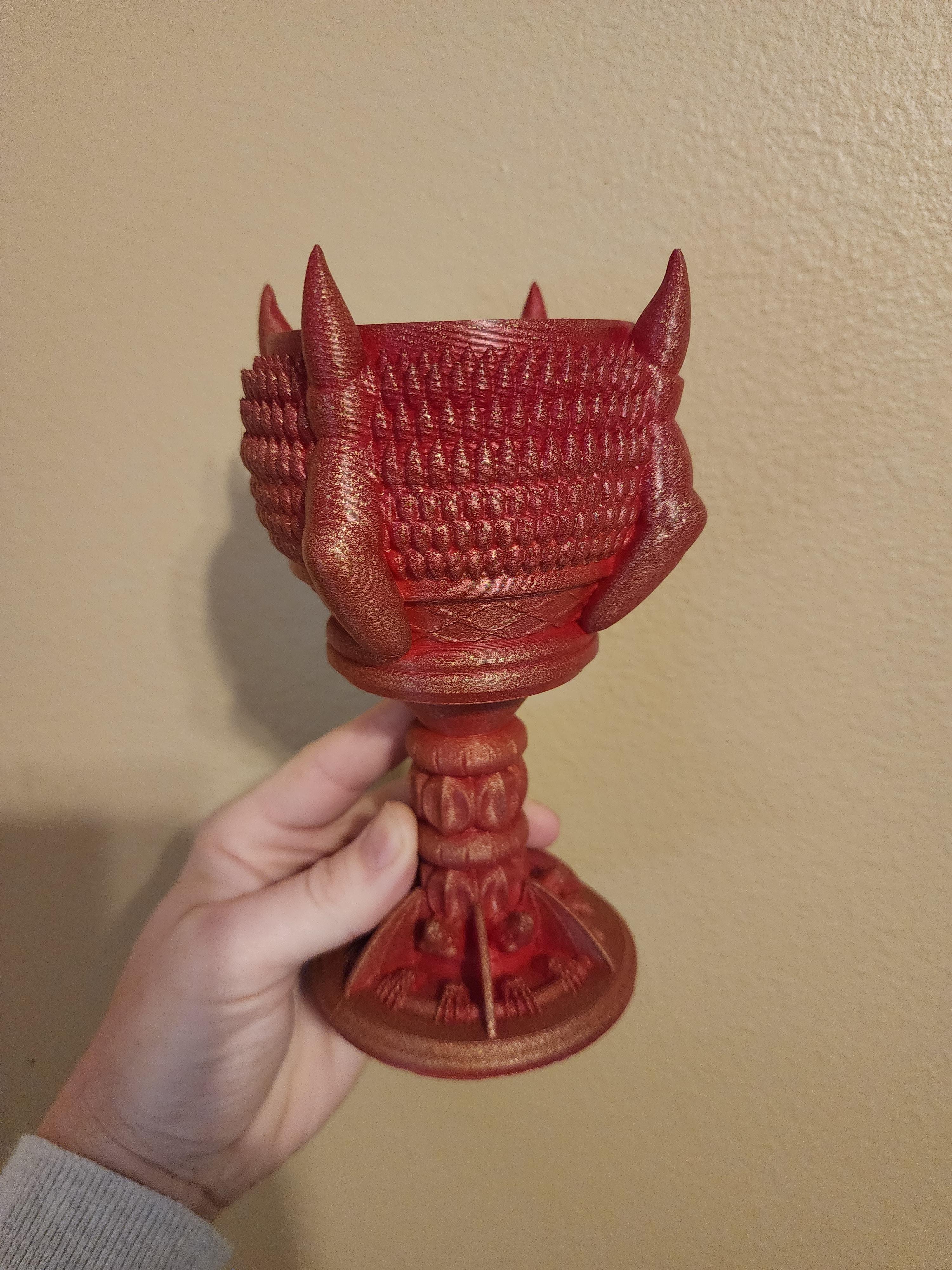 Dragon Chalice with Variants 3d model