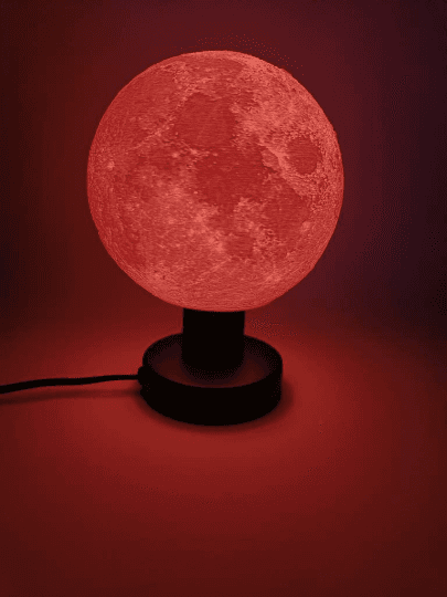 Desk Moon Lamp 3d model