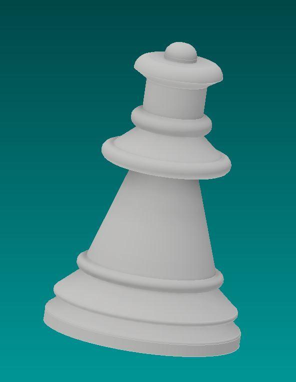 Chess Queen 3d model