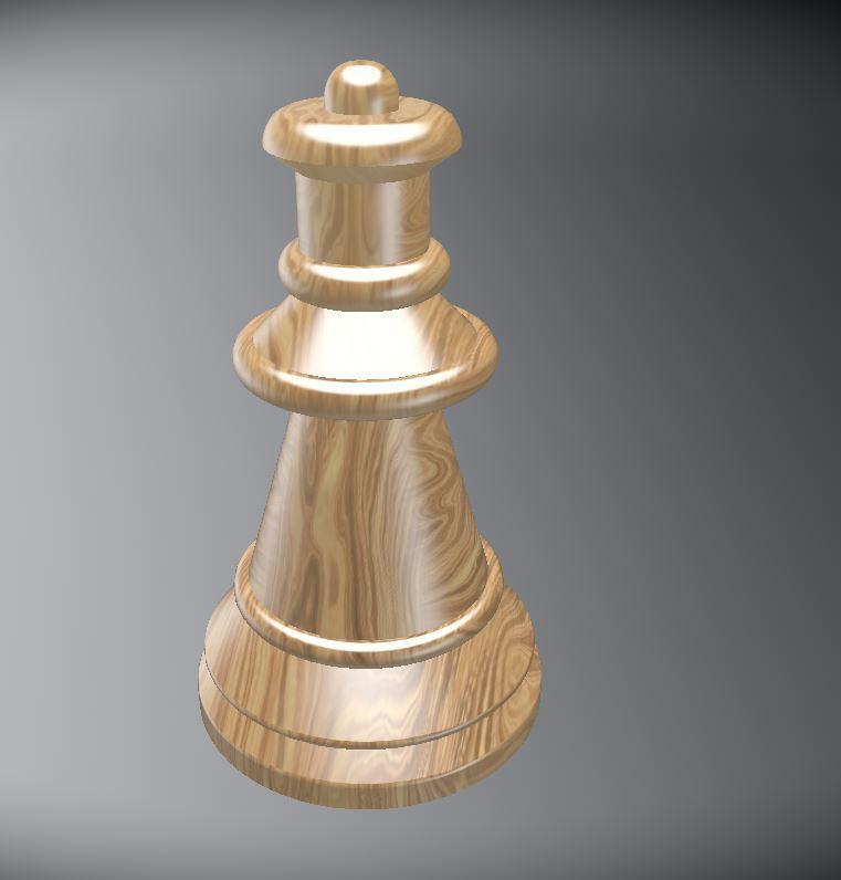 Chess Queen 3d model