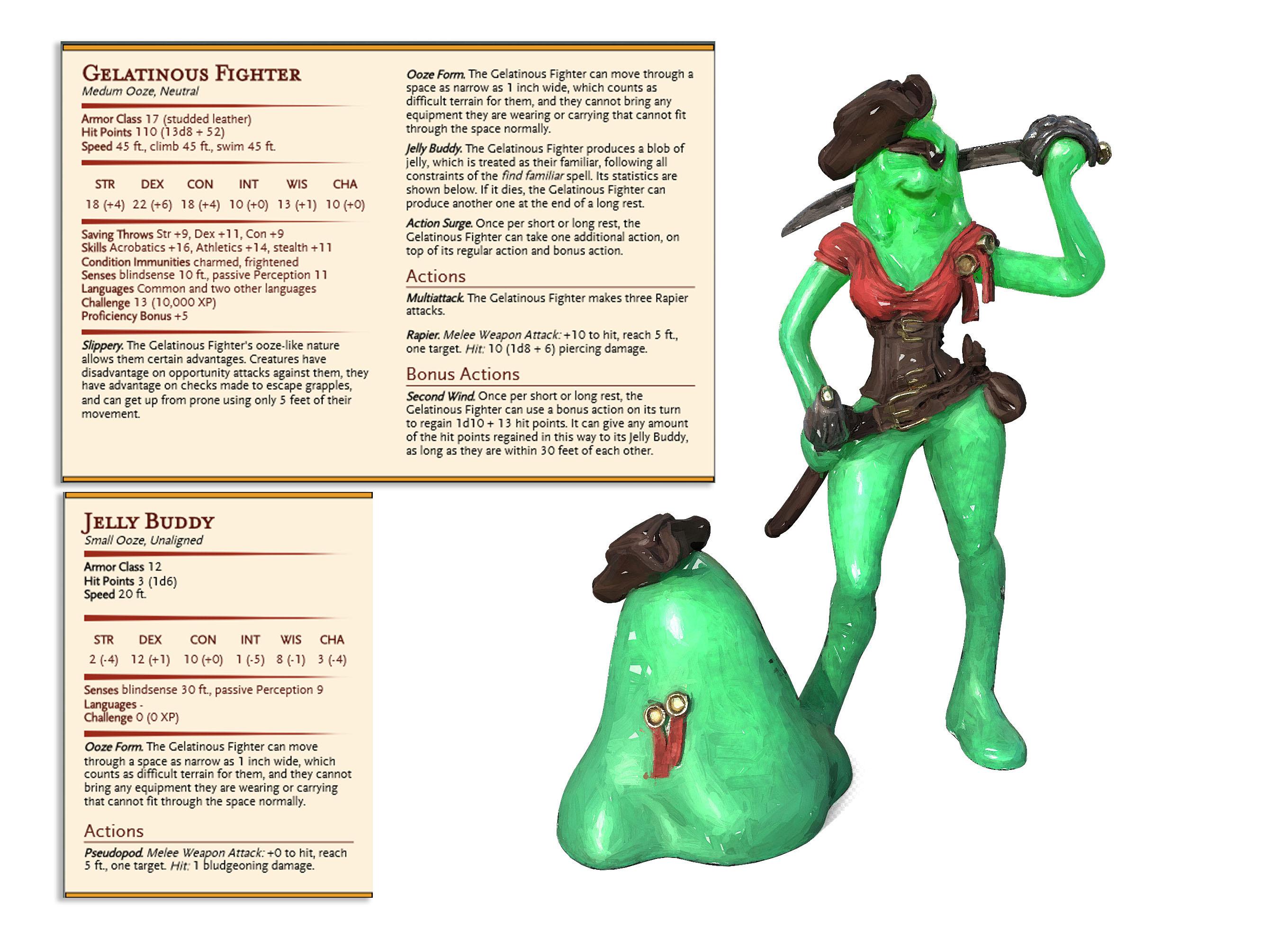 Plasmoid Pirate - Weird Shores - PRESUPPORTED - Illustrated and Stats - 32mm scale			 3d model