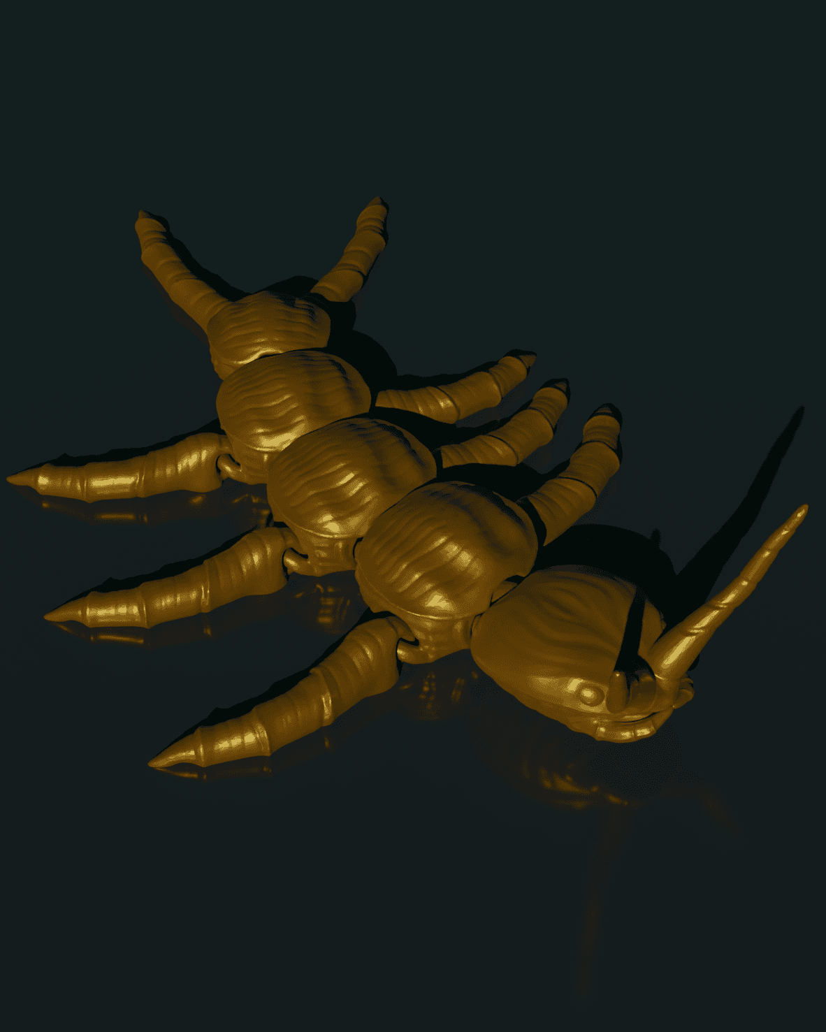 Articulated Hexipede 3d model