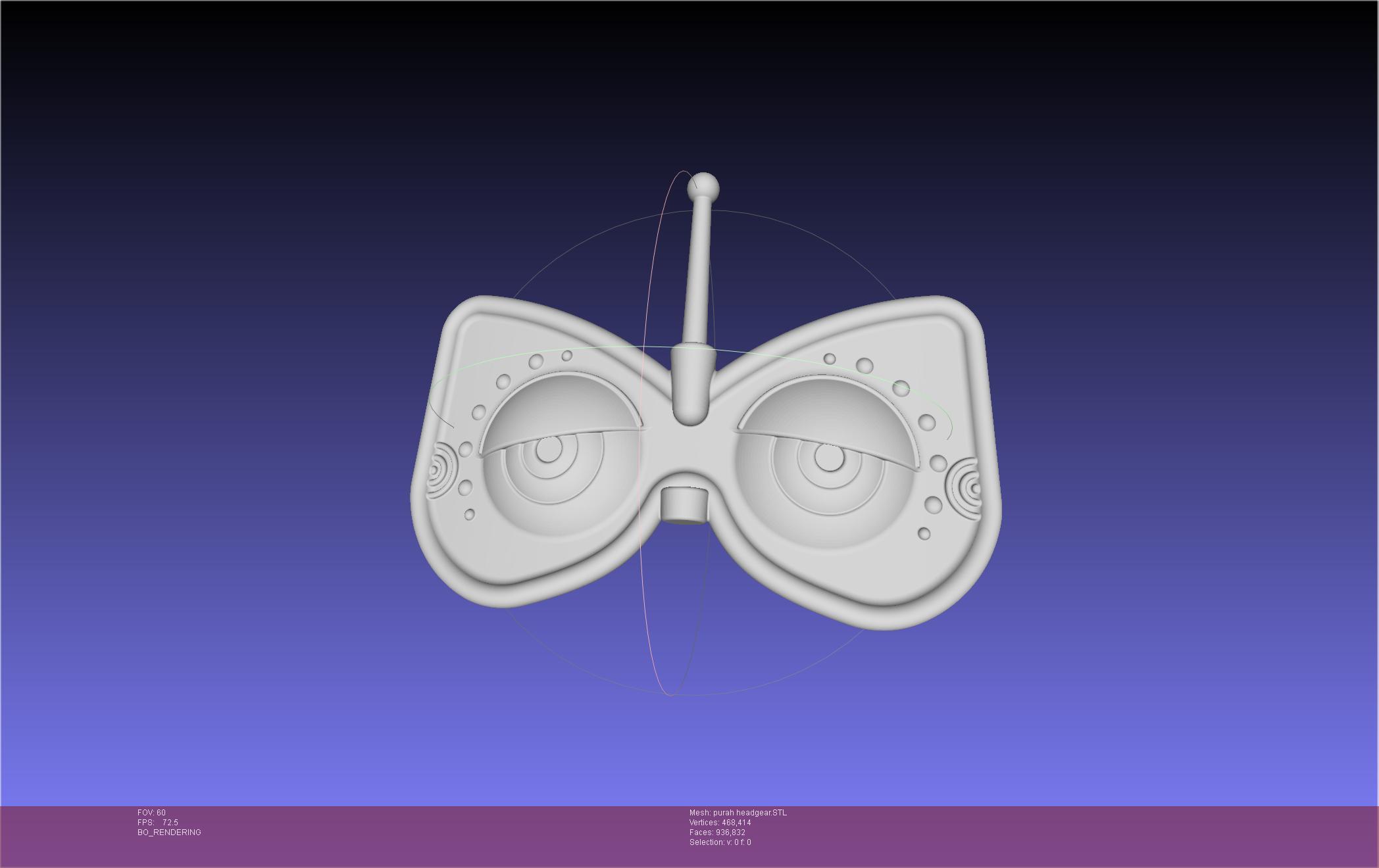 Zelda Purah Headgear Printable Model 3d model