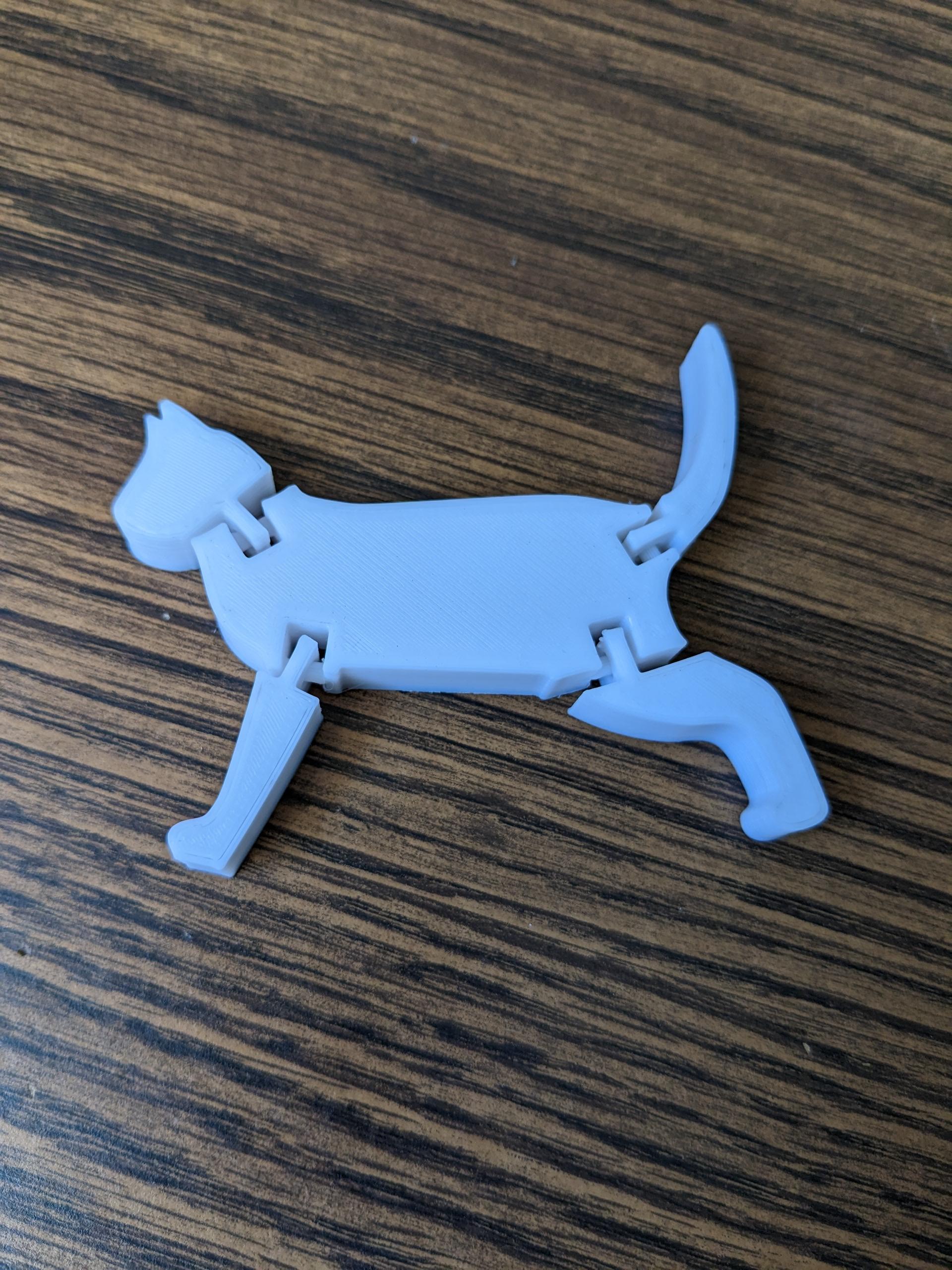 Print in place cat.stl 3d model