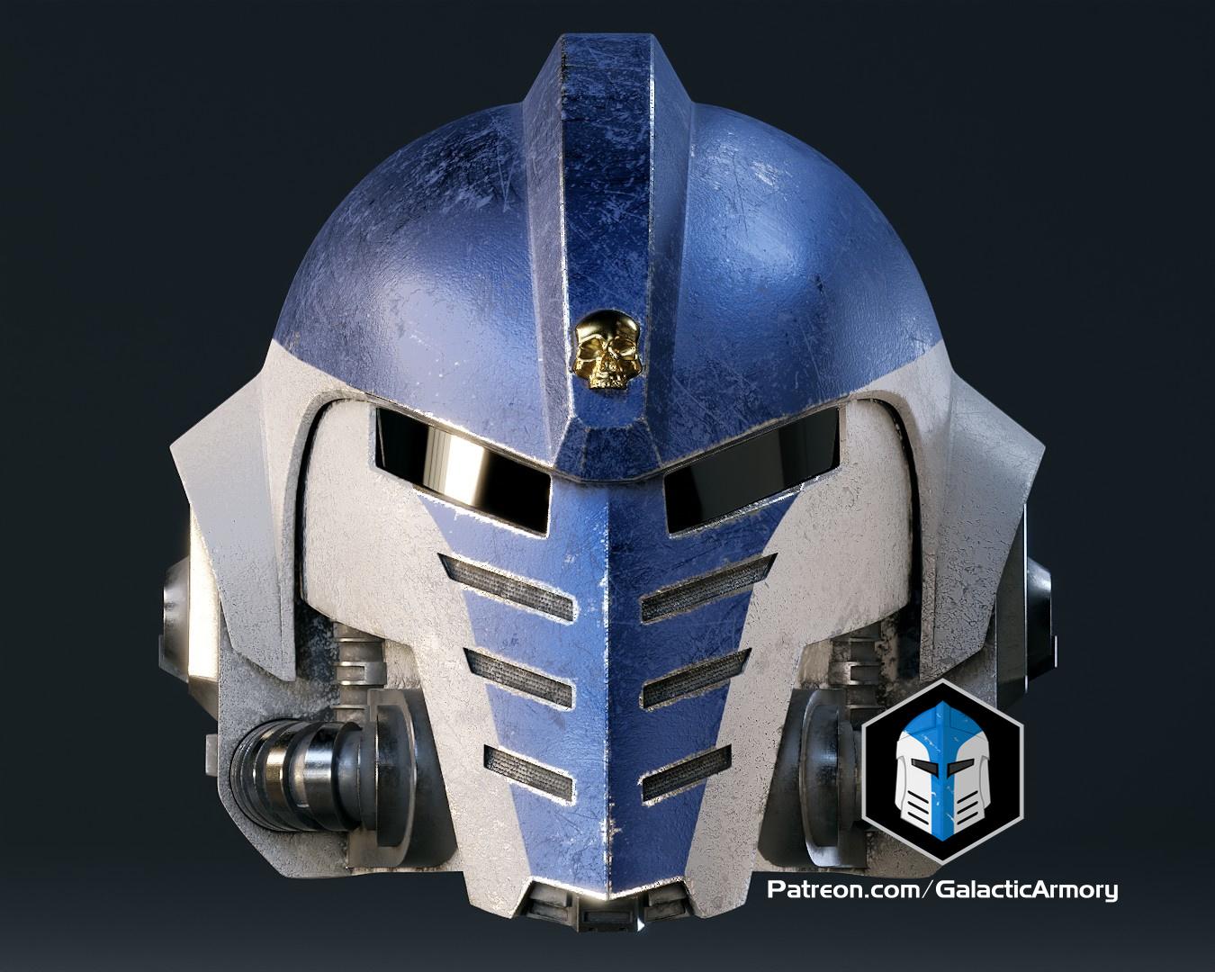 40K Galactic Armorer Helmet - 3D Print Files 3d model