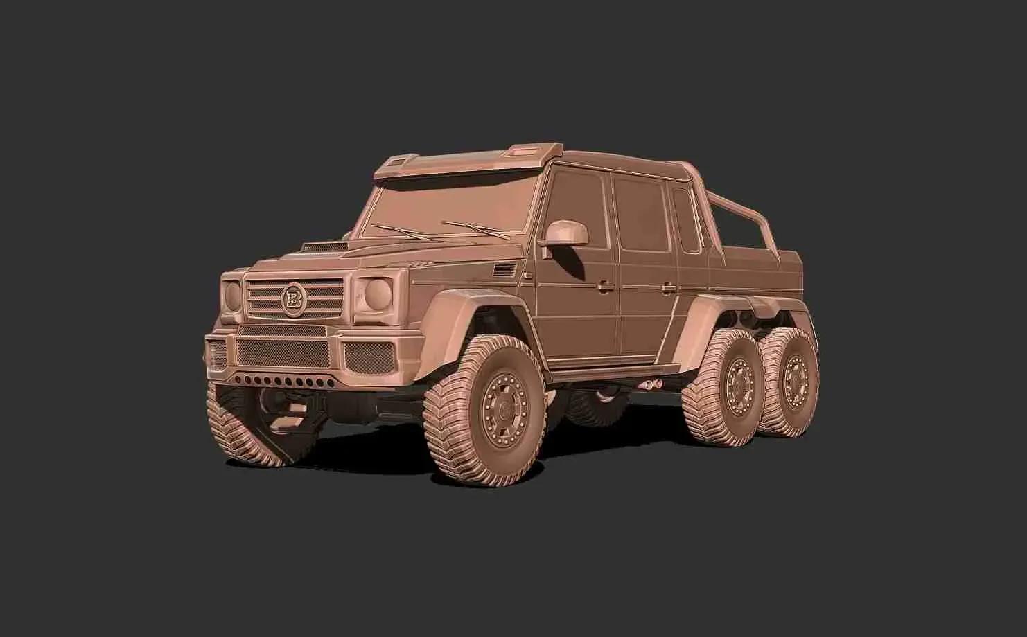 Mercedes Brabus G63  3d model