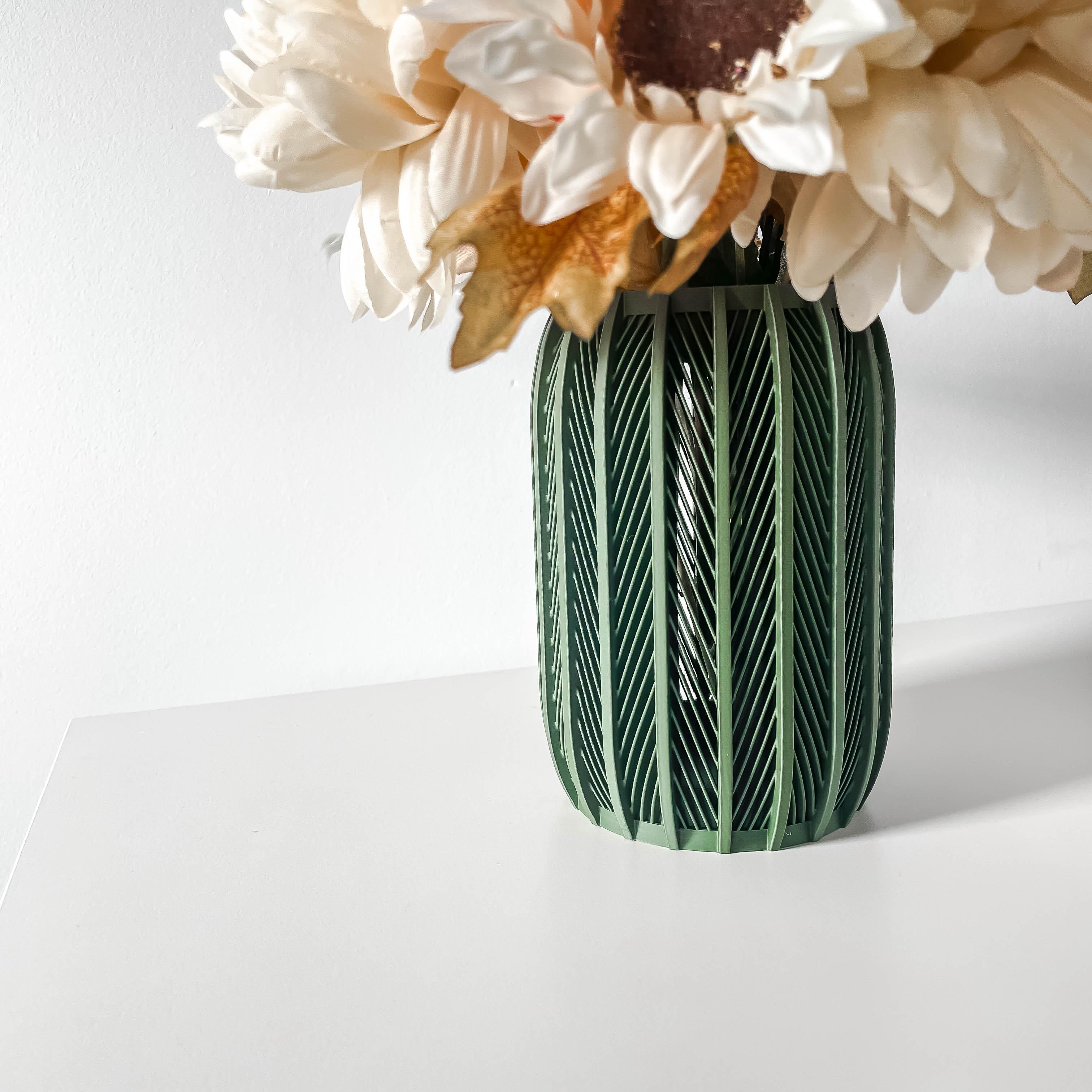 The Inso Vase, Modern and Unique Home Decor for Dried and Preserved Flower Arrangement  | STL Fil 3d model