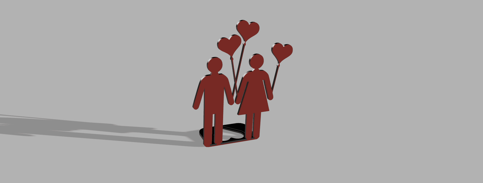 Valentines Couple  3d model