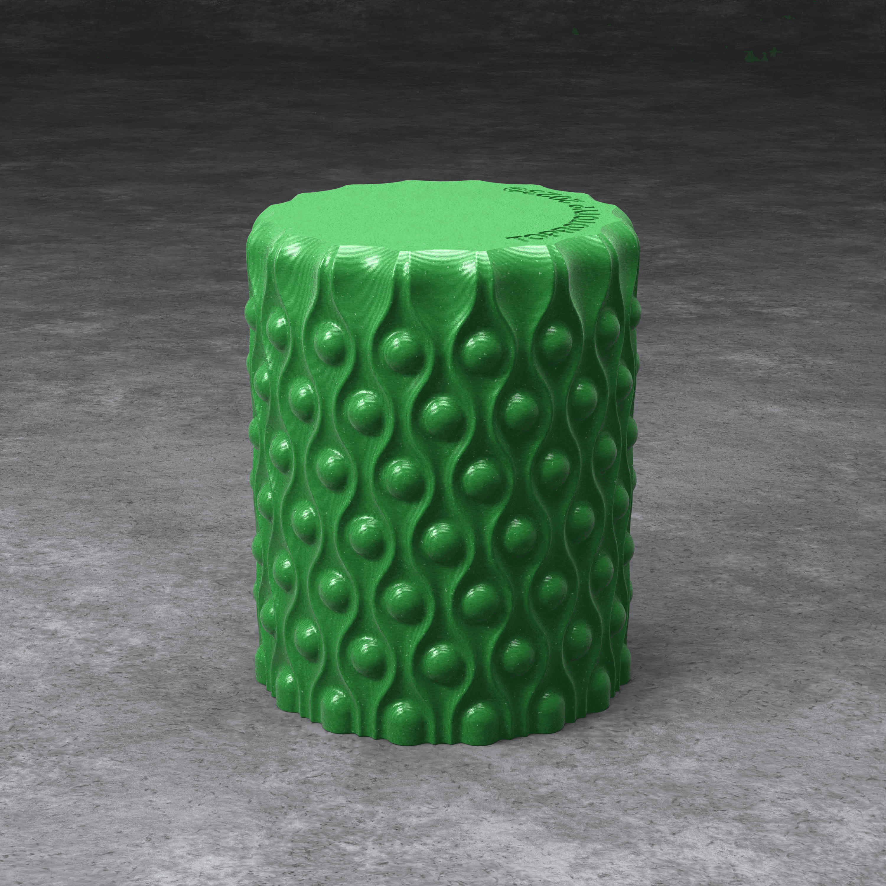 WAVE PATTERN VASE 4 3d model