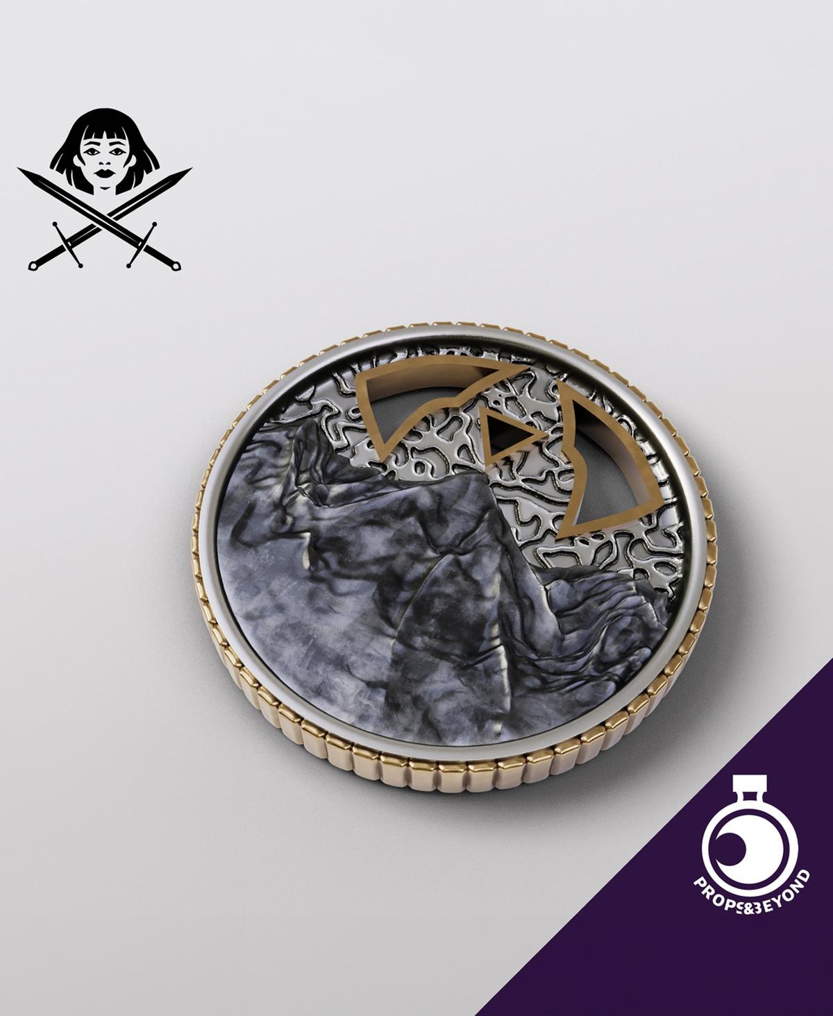 Mountaineer's Coin 3d model