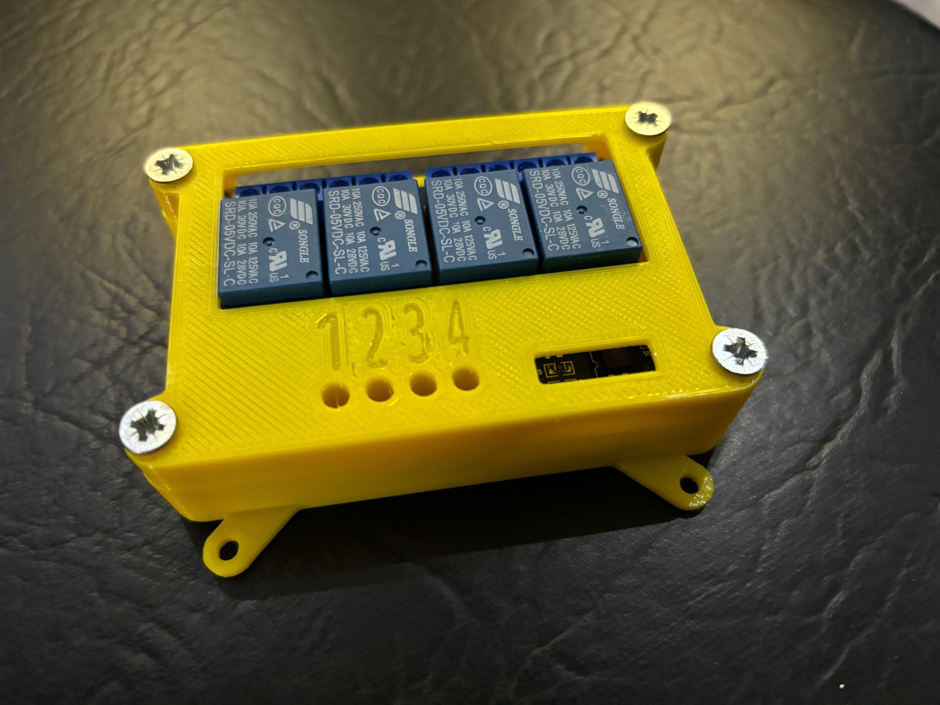 Case for SunFounder Lab 4 Relay Module 5V 4 Channels Relay Module 3d model