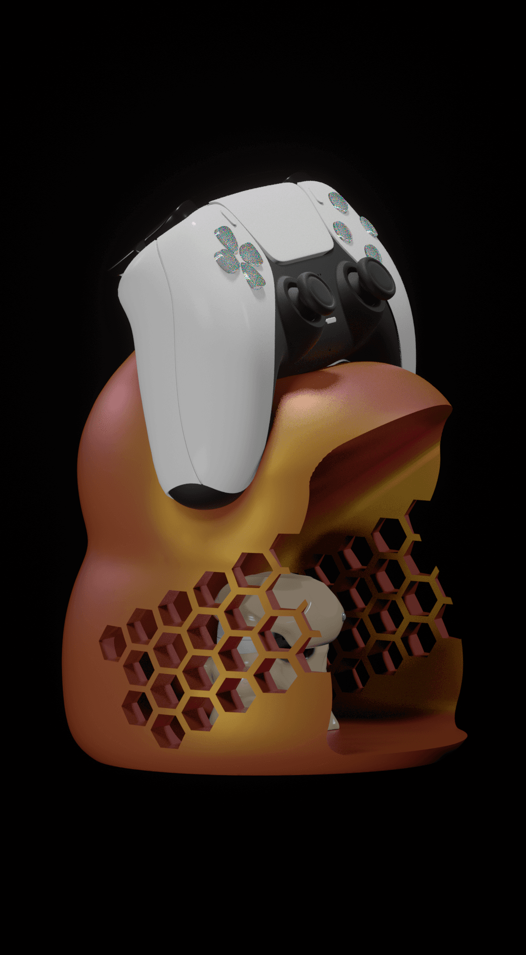 DUALSENSE CONTROLLER STAND 3d model