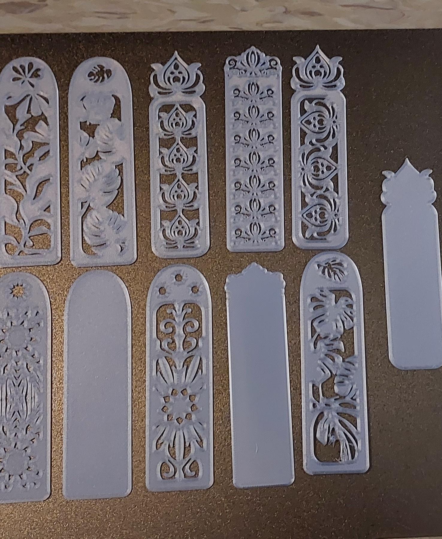 Decorative Bookmarks 3d model