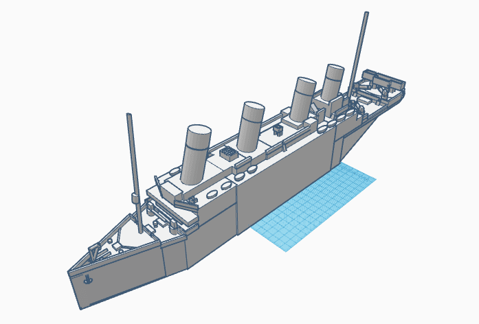 Titanic 3d model