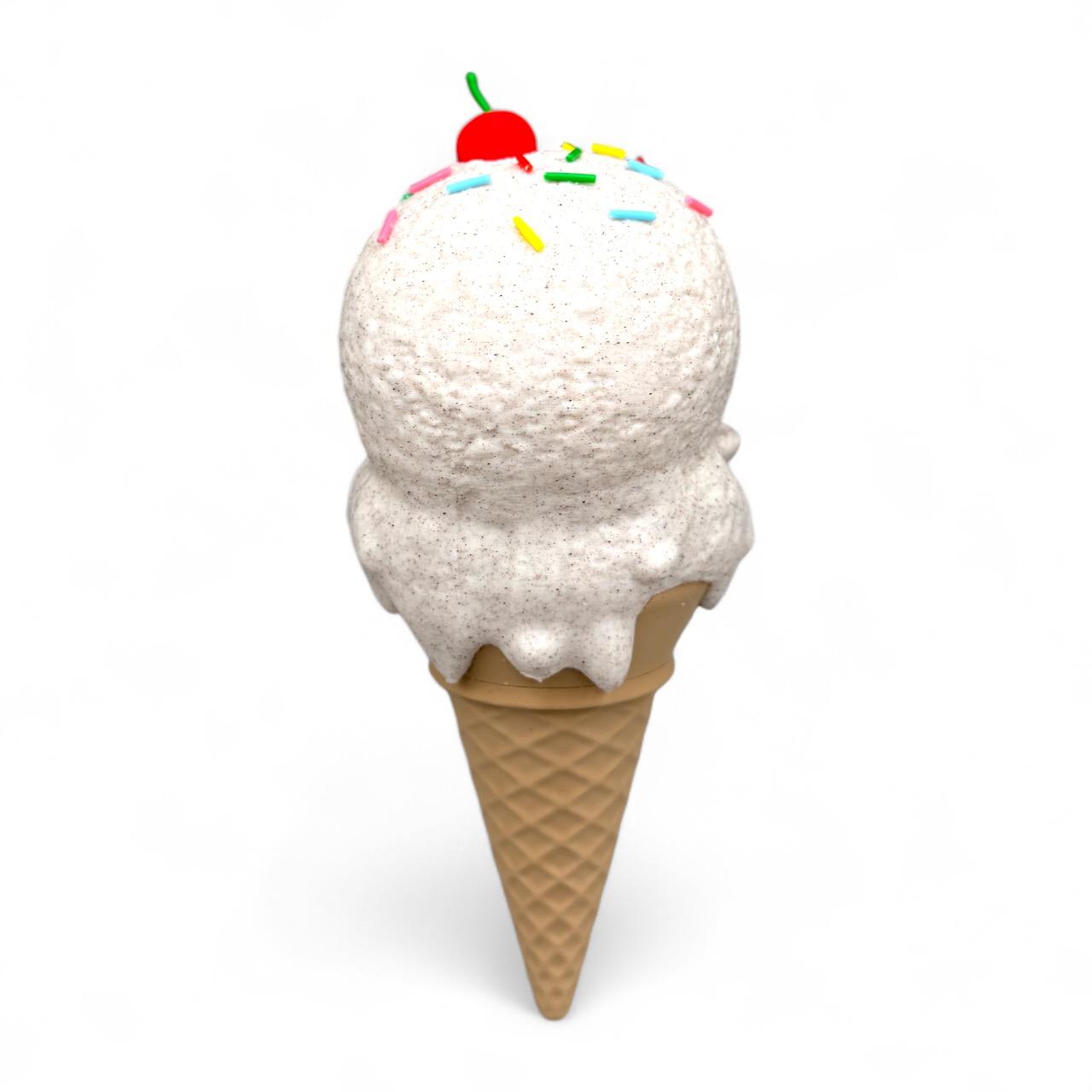 I Scream Skull Ice Cream Cone – Cosplay Prop / Fun Display 3d model