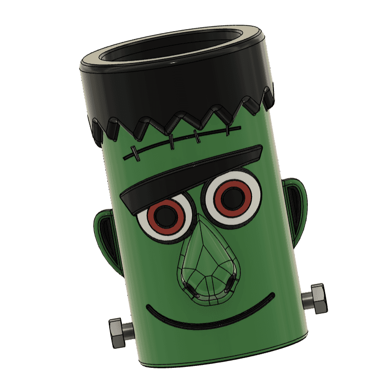 Frankenstein Remix of Blank Can Cup RETURNS! 3d model