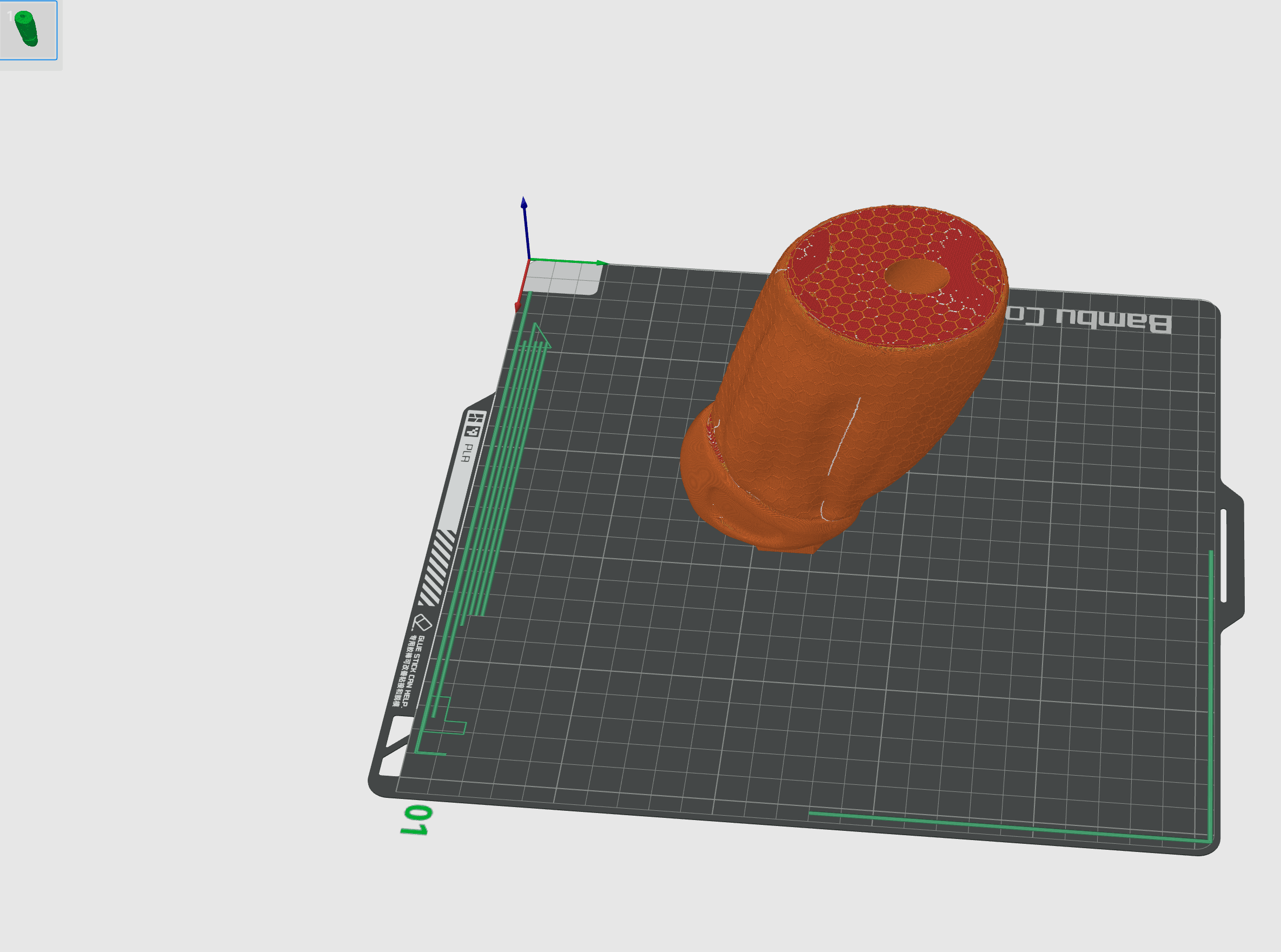 Ninja Turtle Leg Lamp 3d model