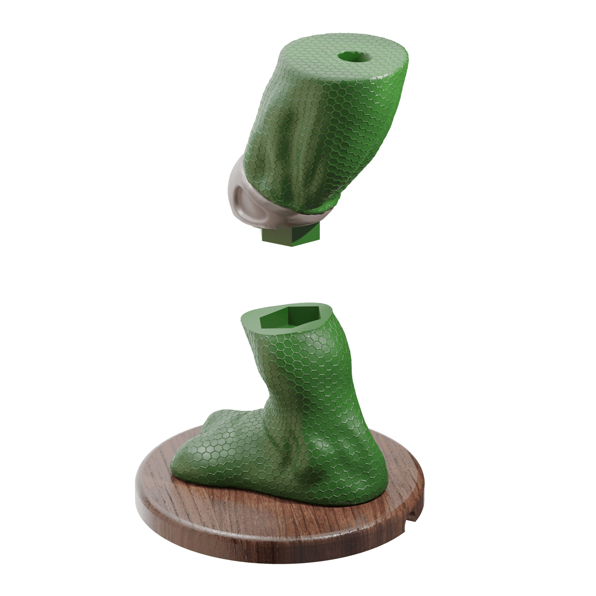 Ninja Turtle Leg Lamp 3d model