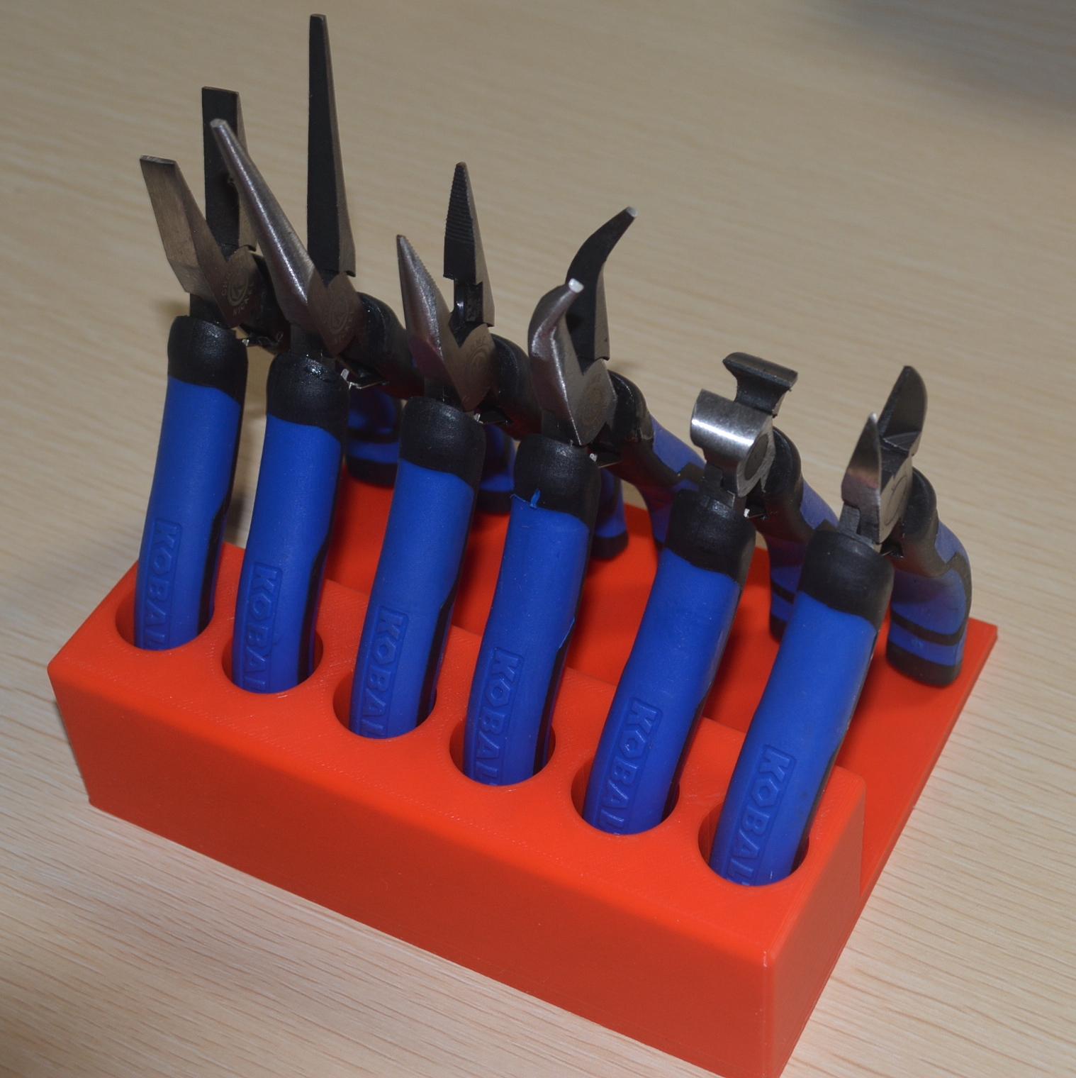 tool holder block for small pliers 3d model