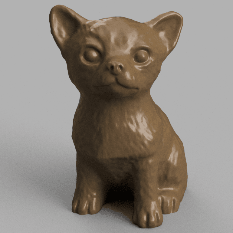 Chihuahua dog 3d model