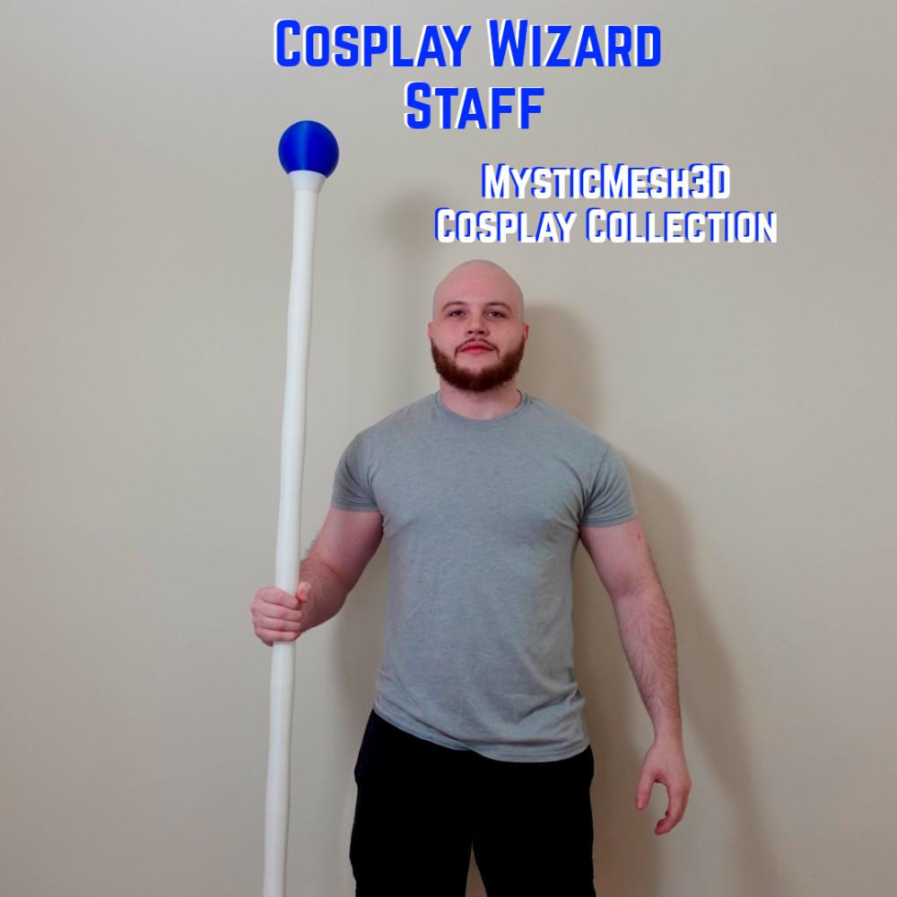 Cosplay Wizard Staff (MysticMesh3D) 3d model