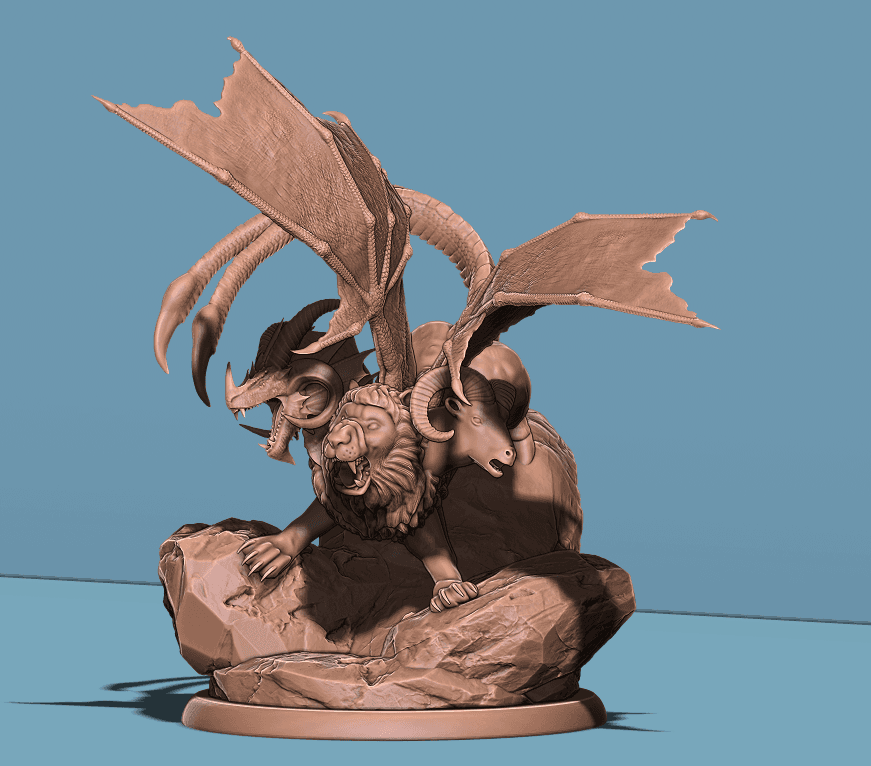 Chimera 3d model