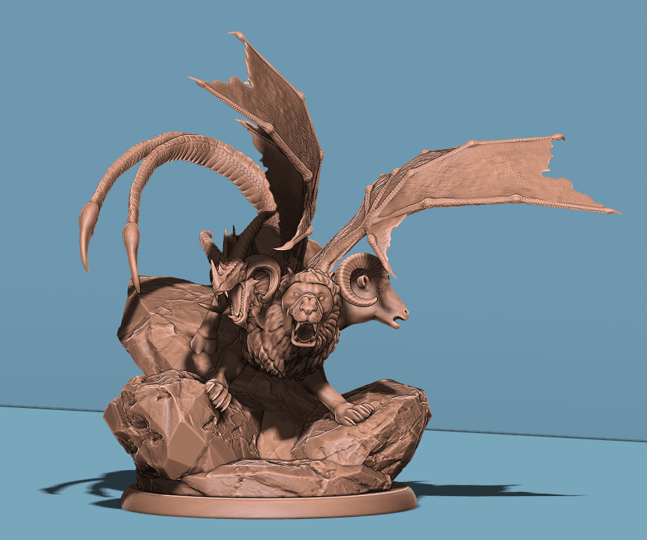 Chimera 3d model